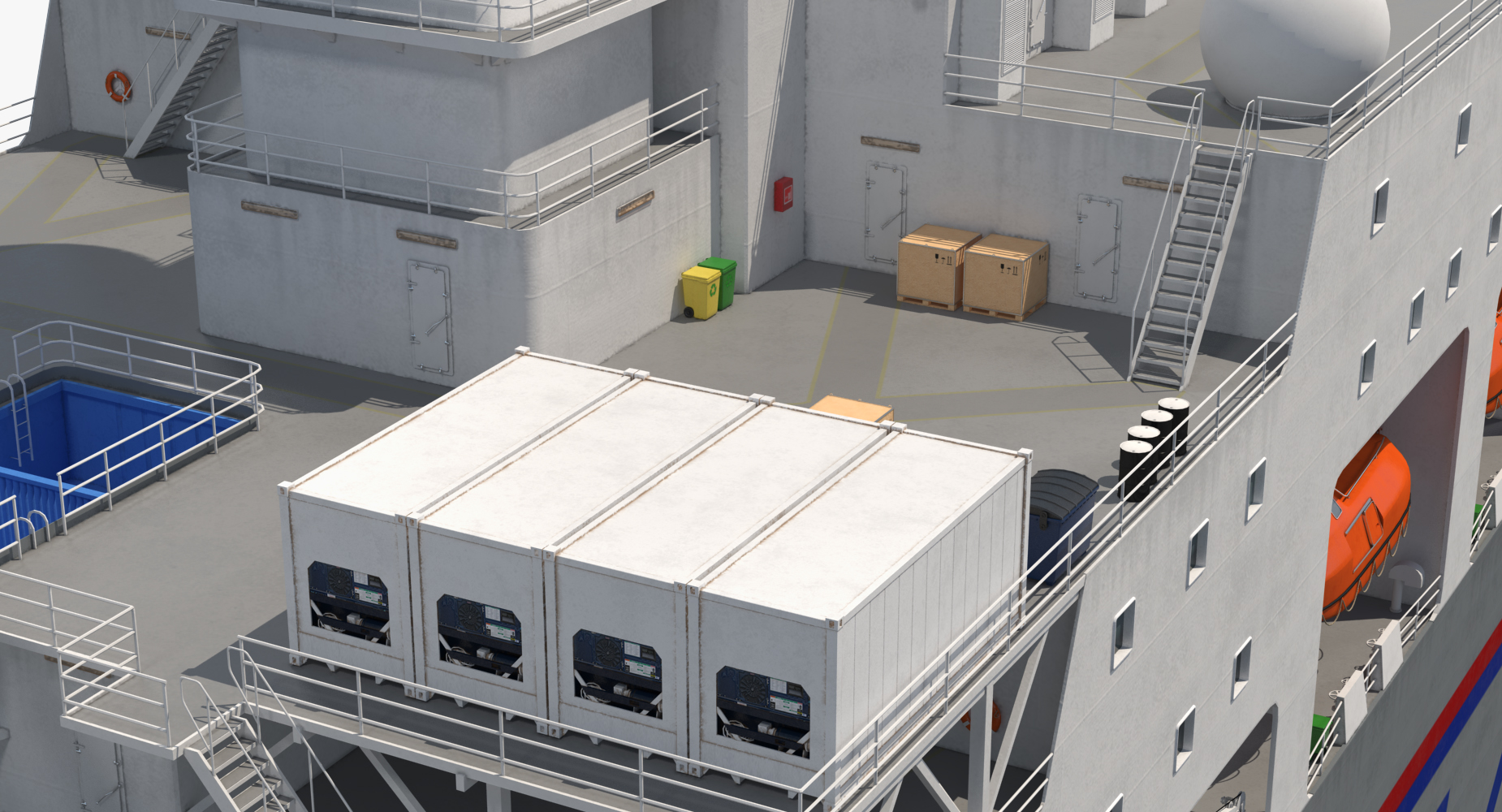 Command Ship Sea Launch Commander ACS 3D