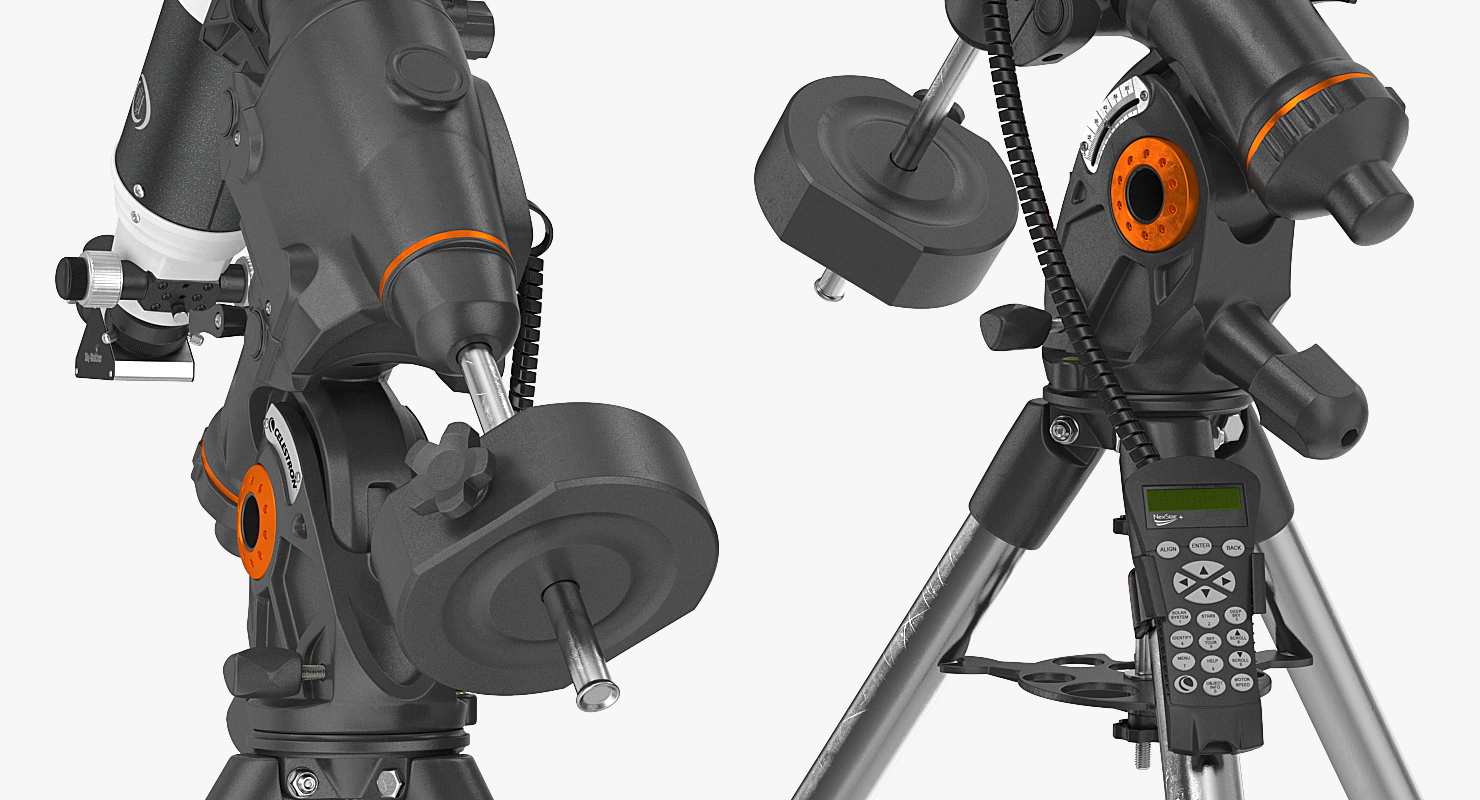 3D Sky-Watcher 120ED Telescope with Celestron Equatorial Mount Tripod