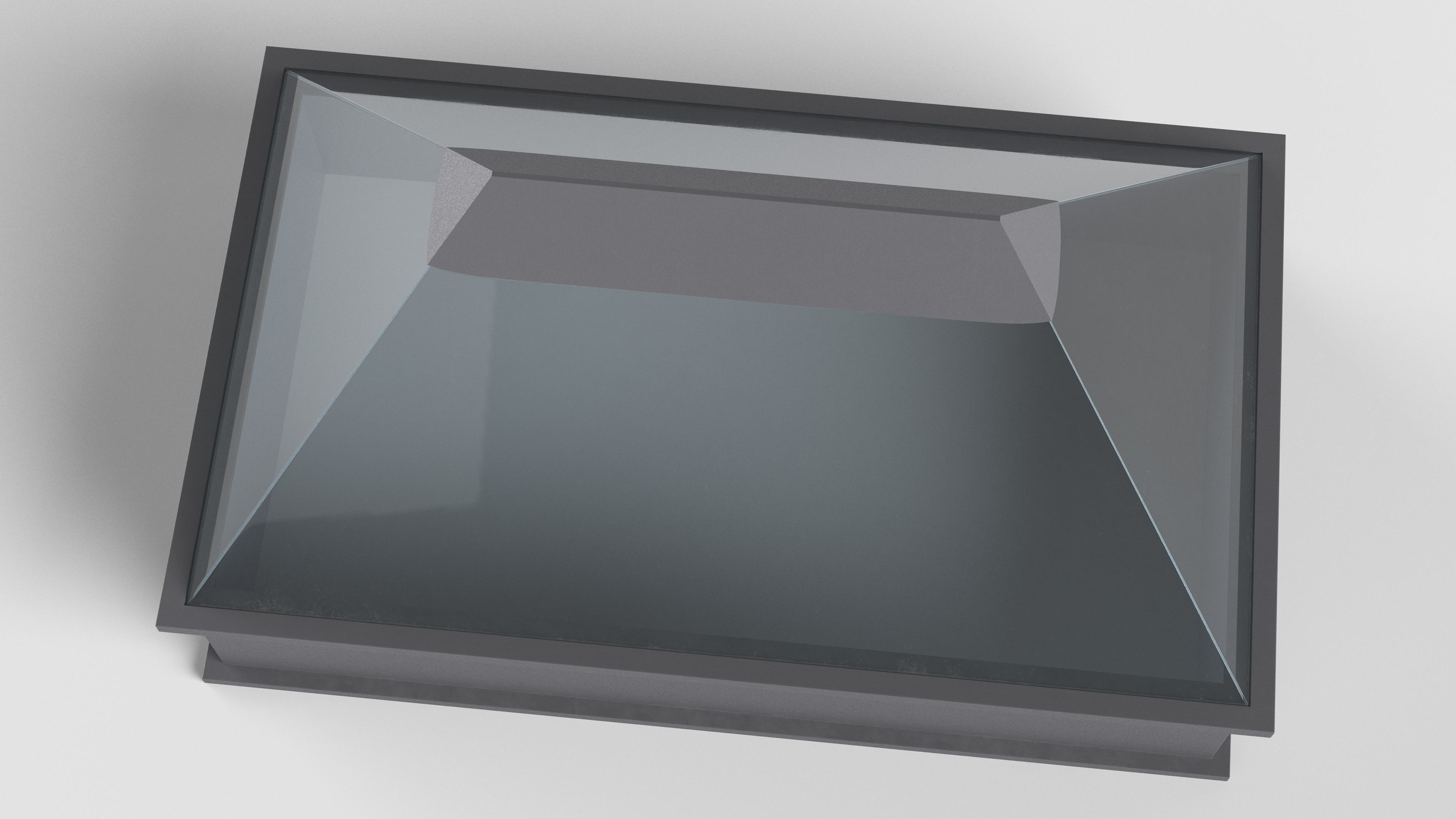 3D Pyramid Rooftop Skylight Window
