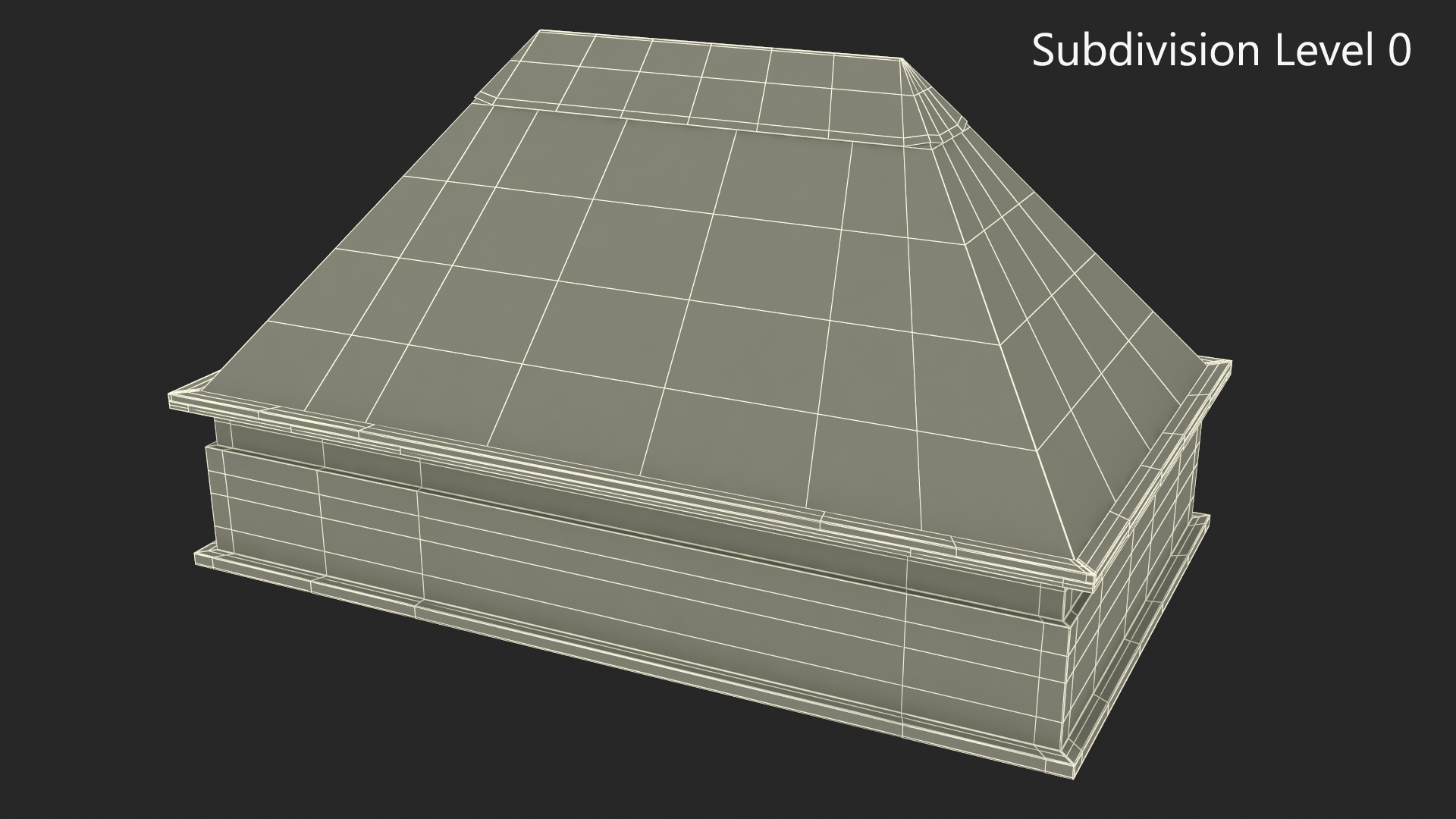 3D Pyramid Rooftop Skylight Window