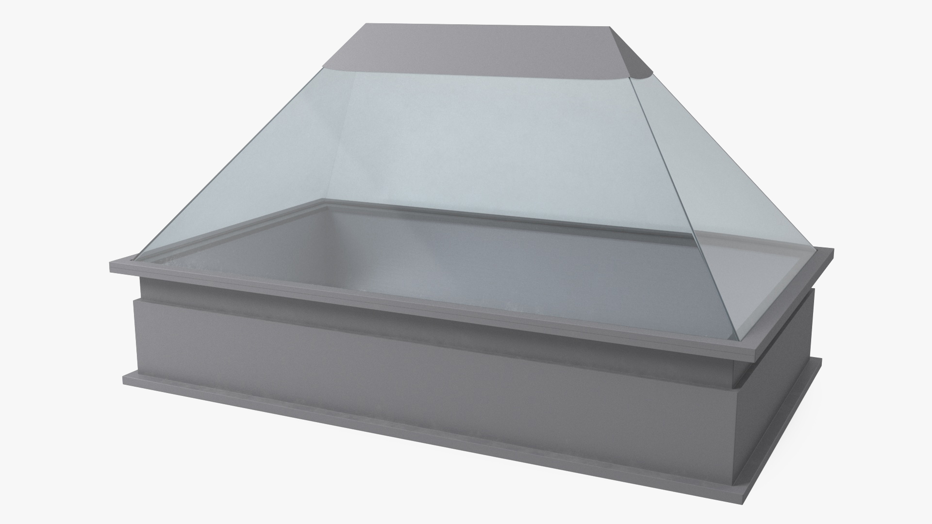 3D Pyramid Rooftop Skylight Window