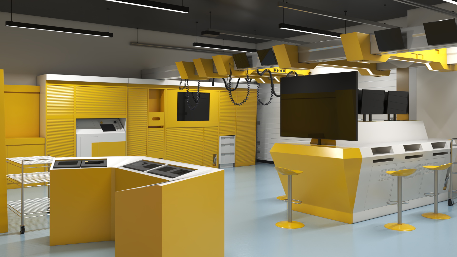 Pit Stop Garage Rigged 3D