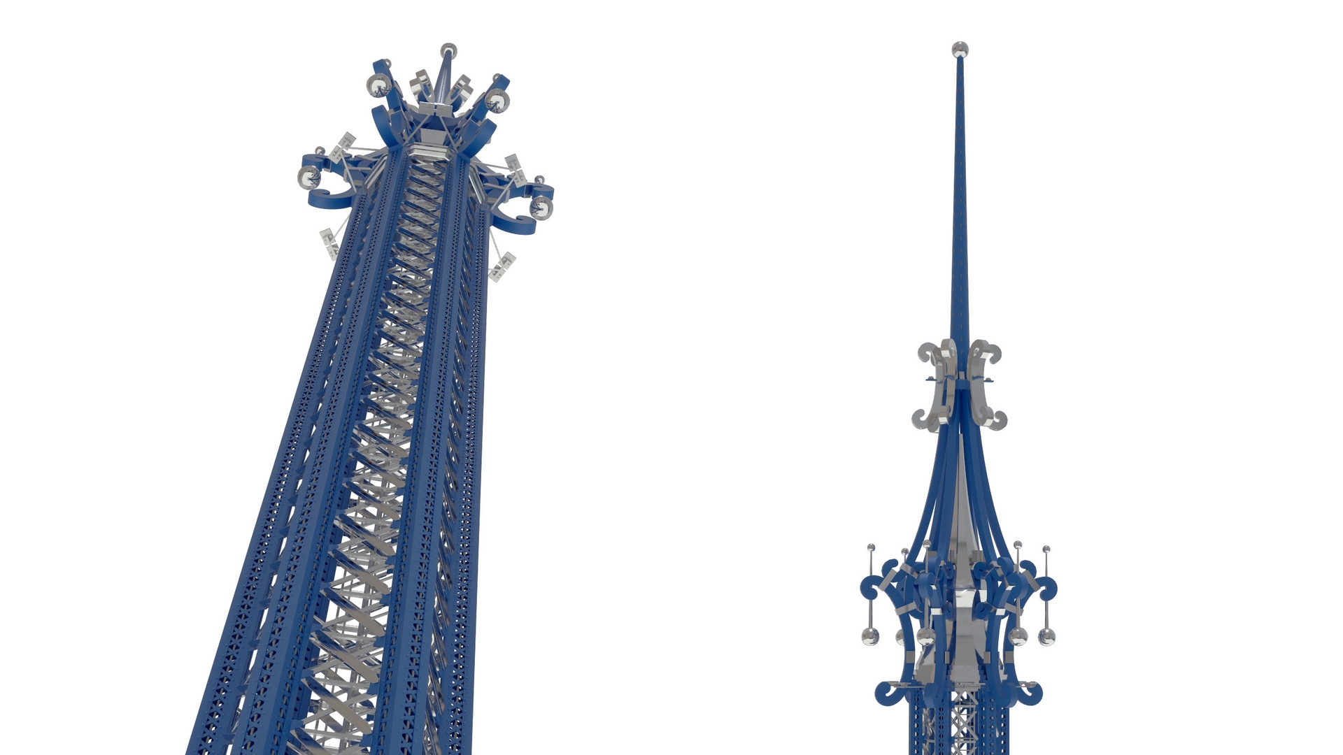 3D model Orlando StarFlyer Attraction Rigged