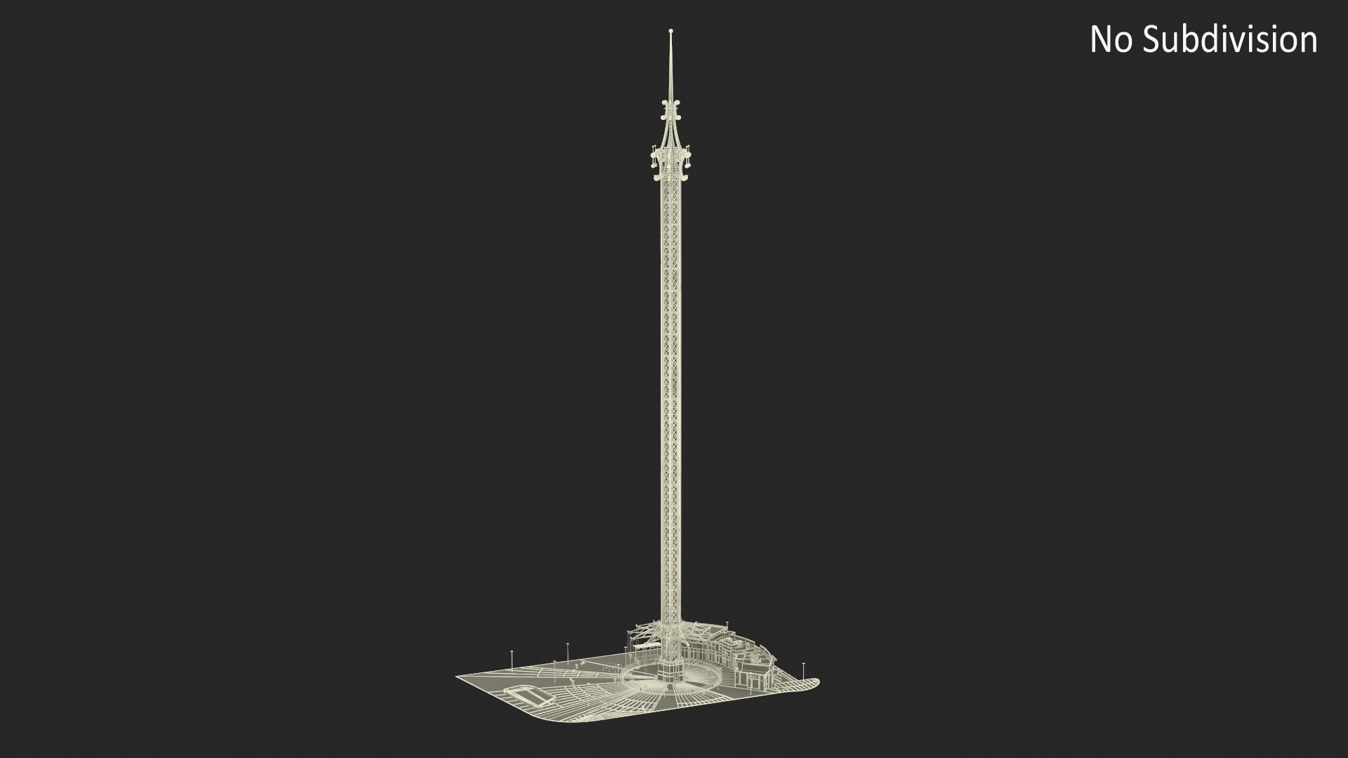 3D model Orlando StarFlyer Attraction Rigged