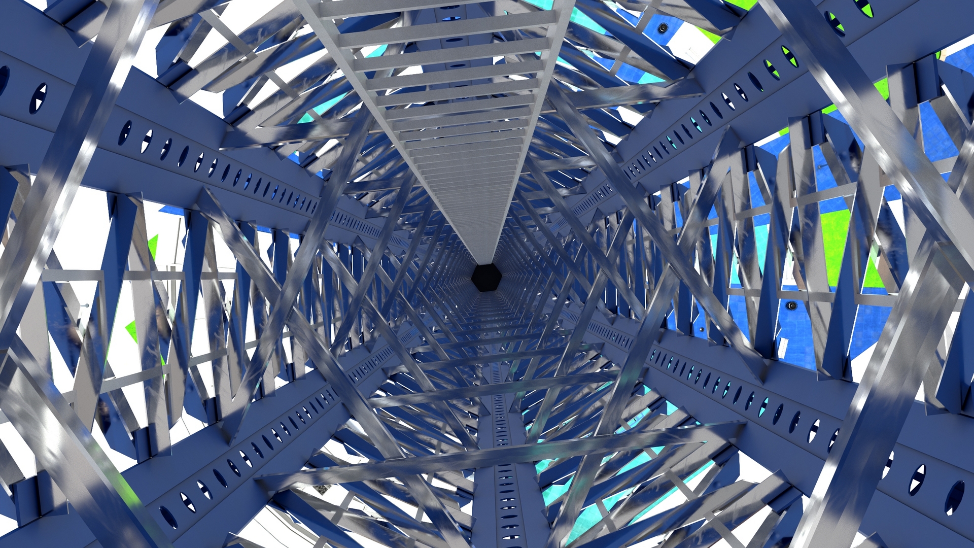 3D model Orlando StarFlyer Attraction Rigged