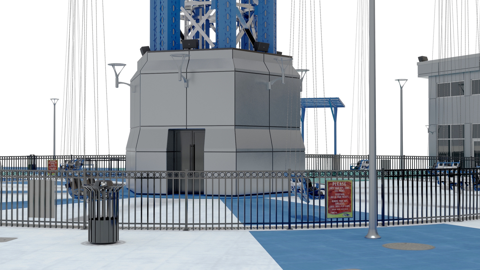 3D model Orlando StarFlyer Attraction Rigged