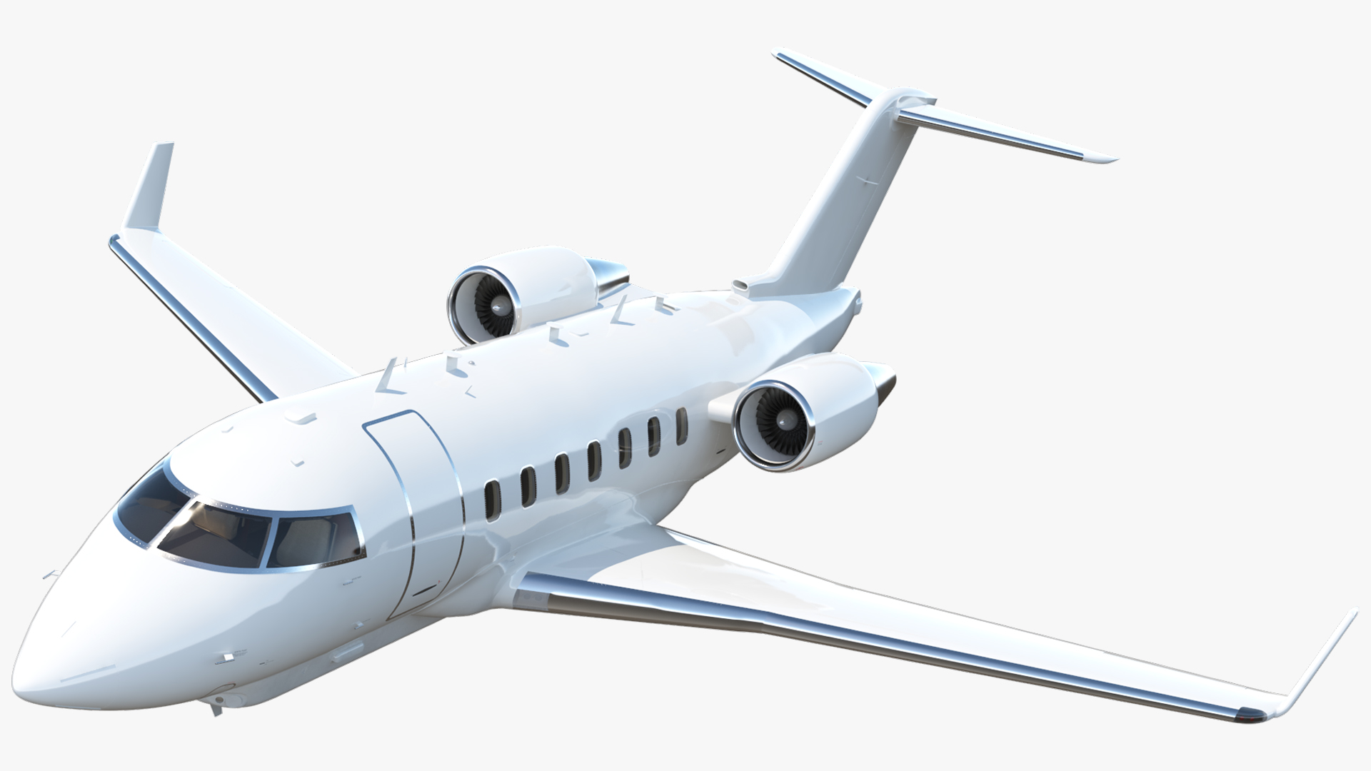 Reconnaissance Aircraft Jet - Simplified