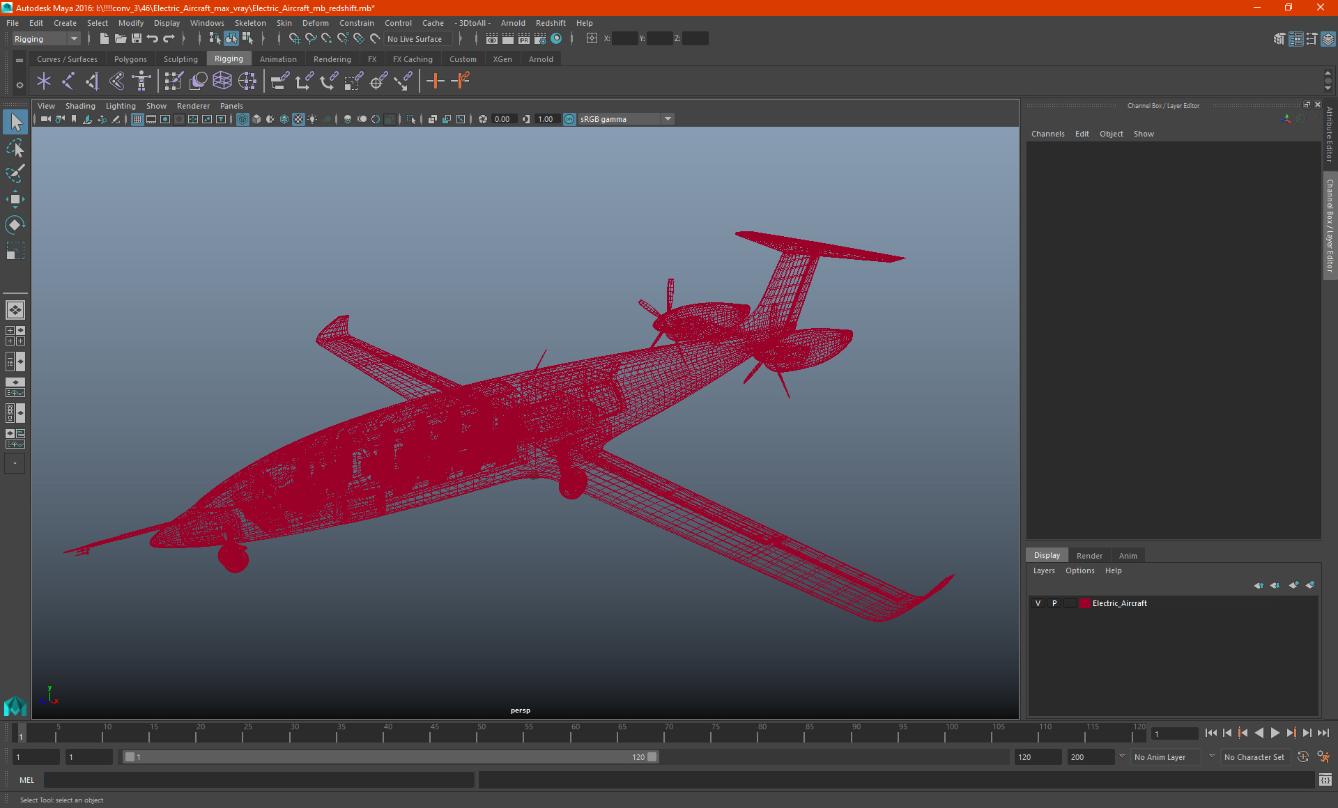 Electric Aircraft 3D