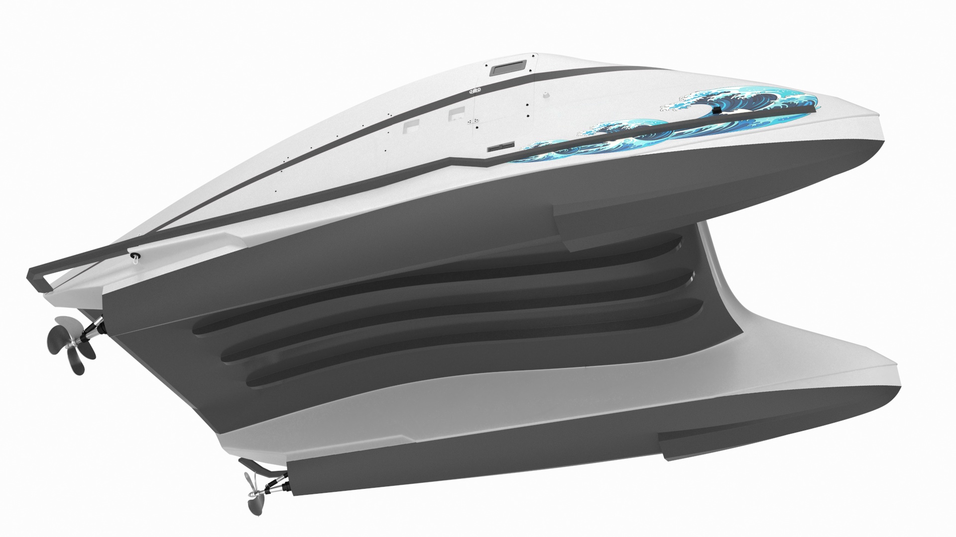 3D High Speed Catamaran Ferry