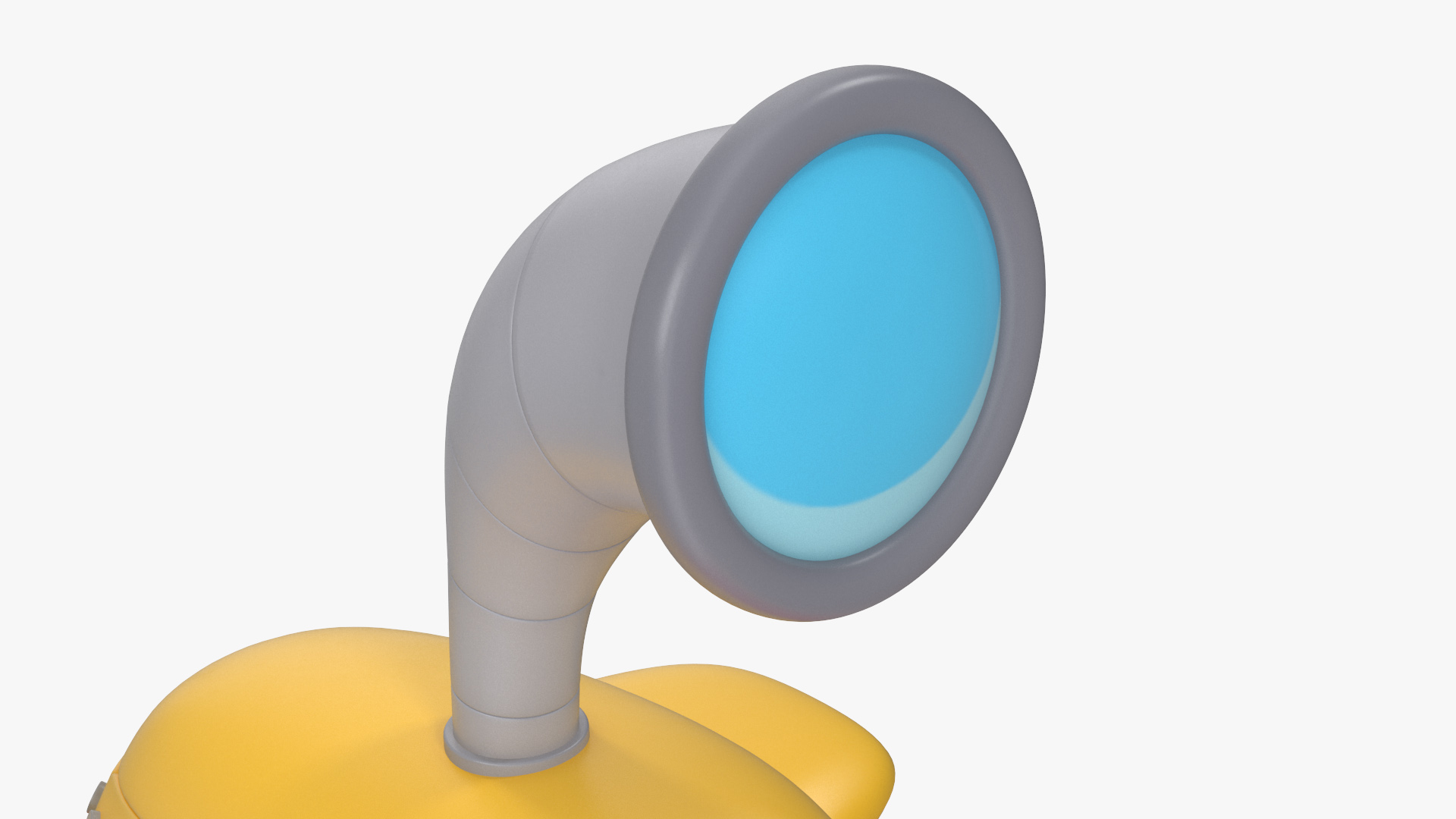 3D Cartoon Submarine Red