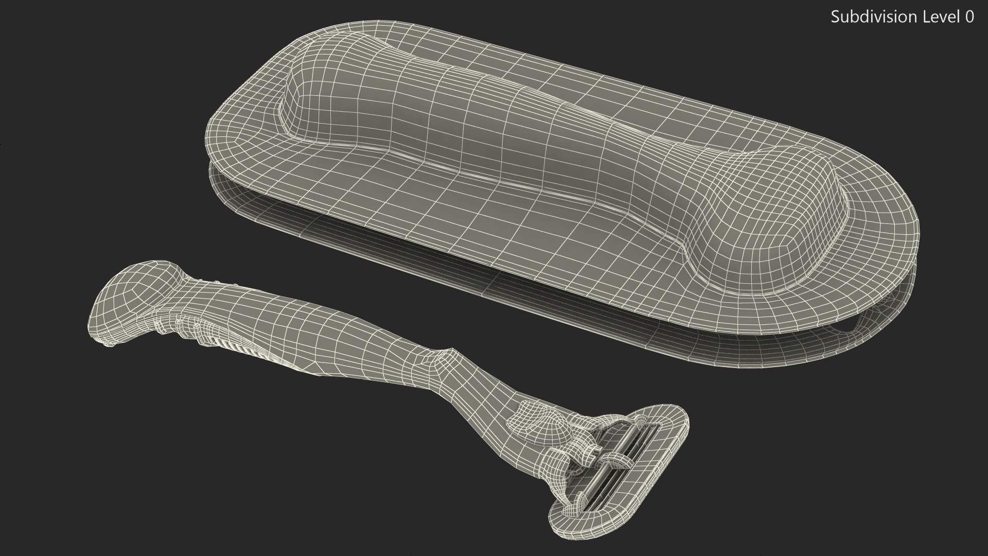 3D Razor for Women with Package model