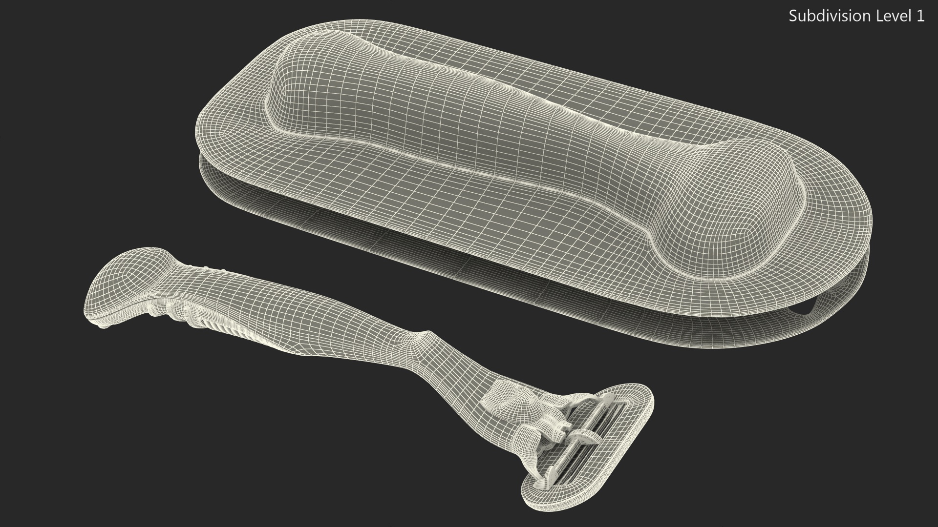 3D Razor for Women with Package model
