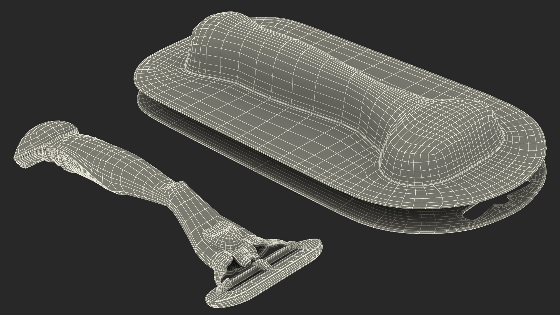 3D Razor for Women with Package model