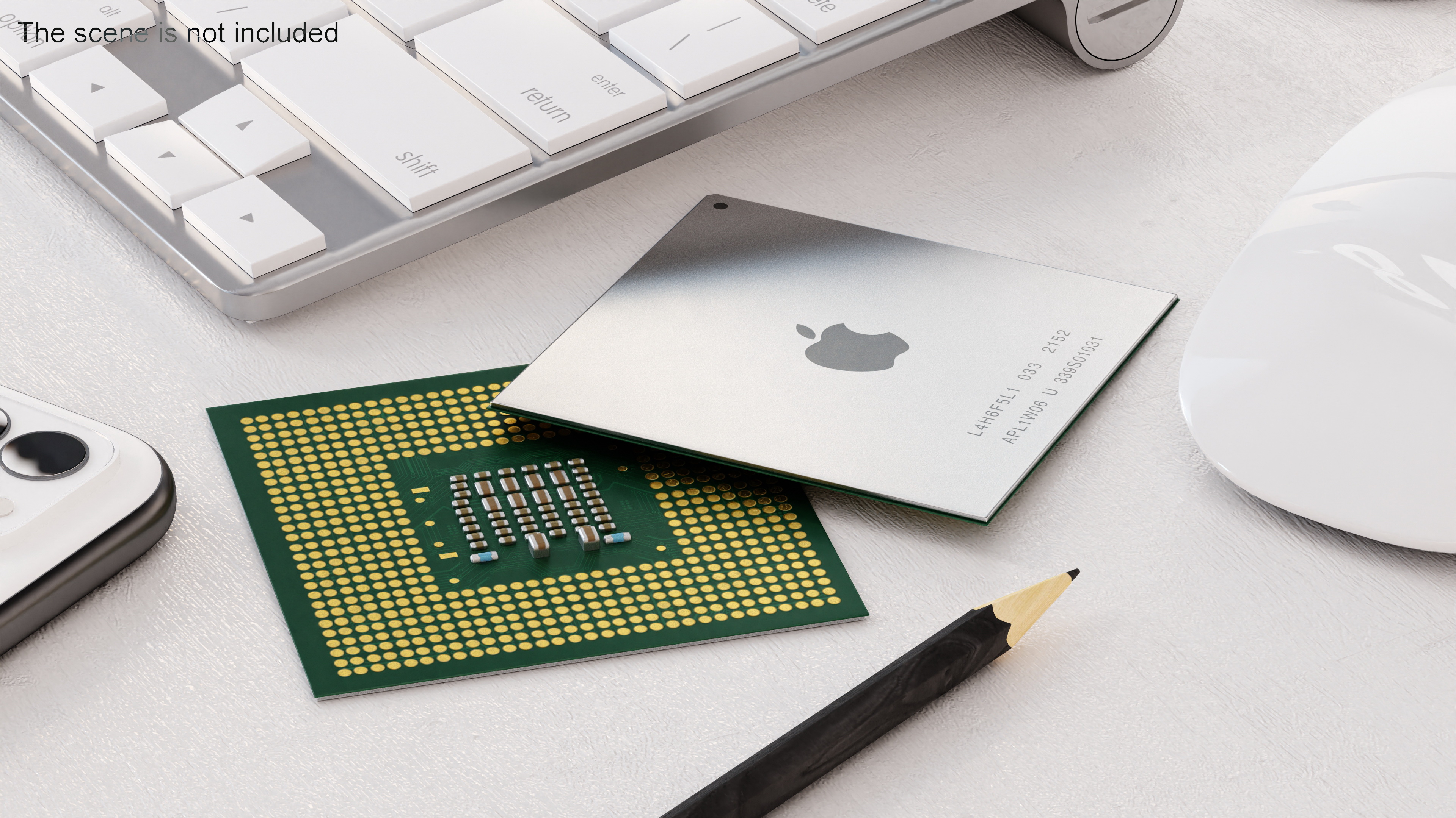 Apple M1 Ultra Chip 3D model