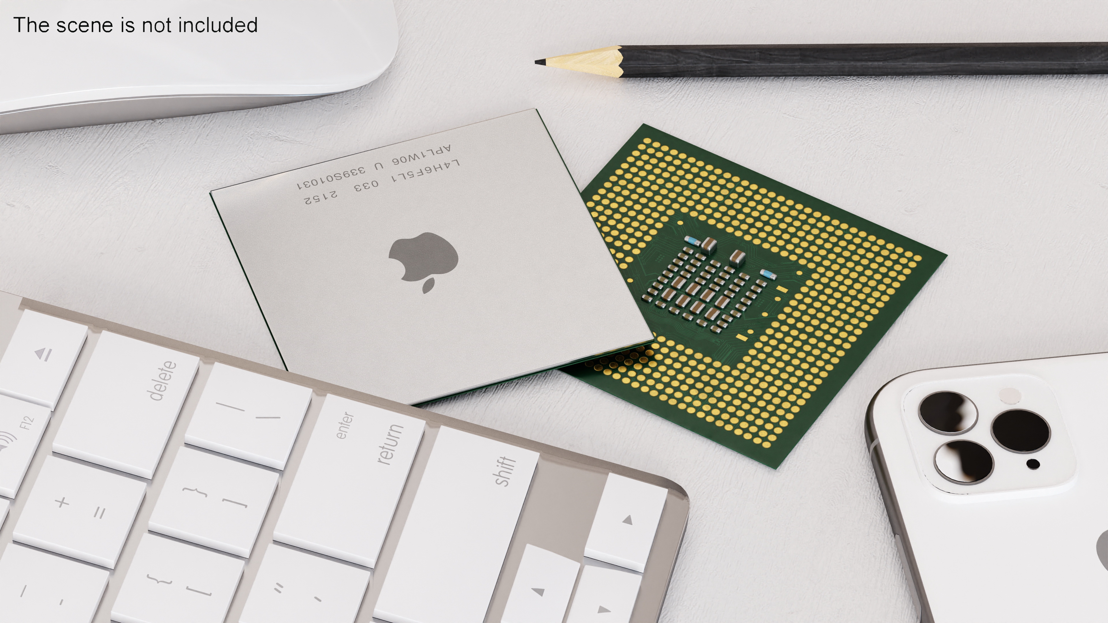 Apple M1 Ultra Chip 3D model