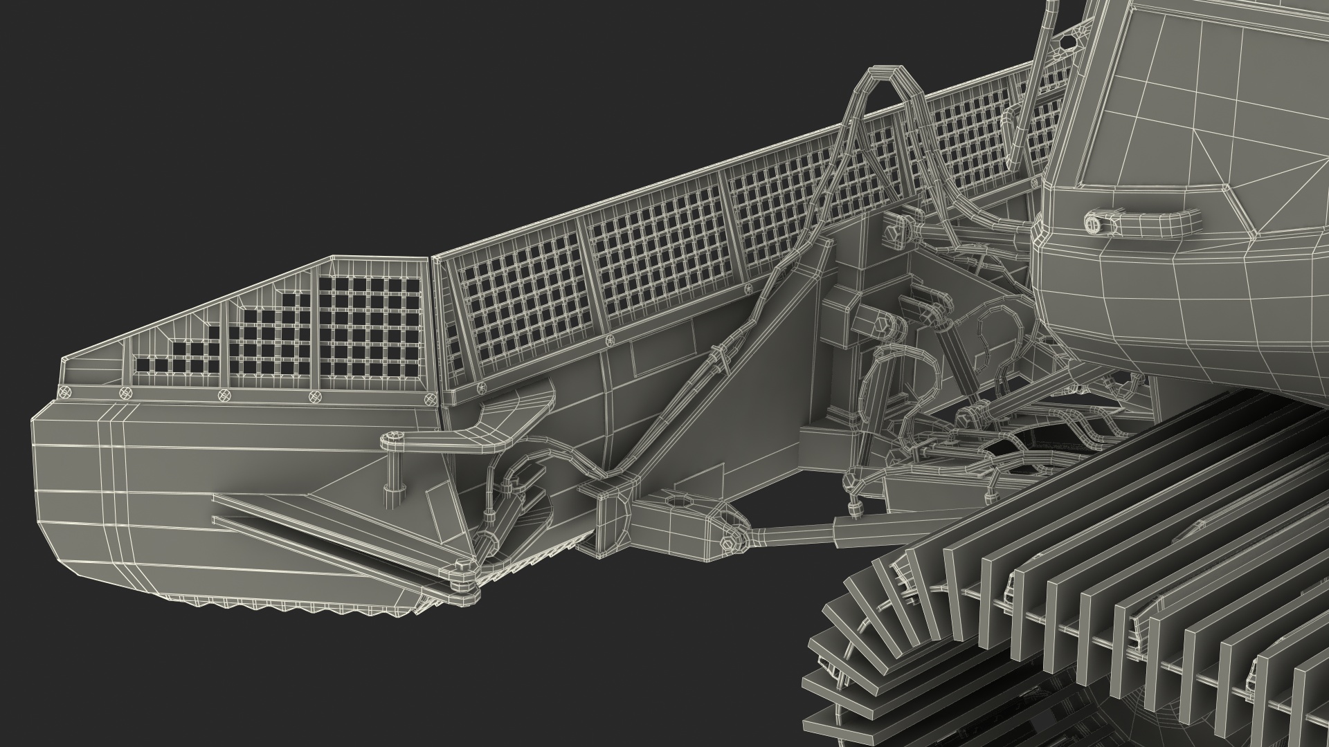 3D Snowy Groomer Generic Rigged model
