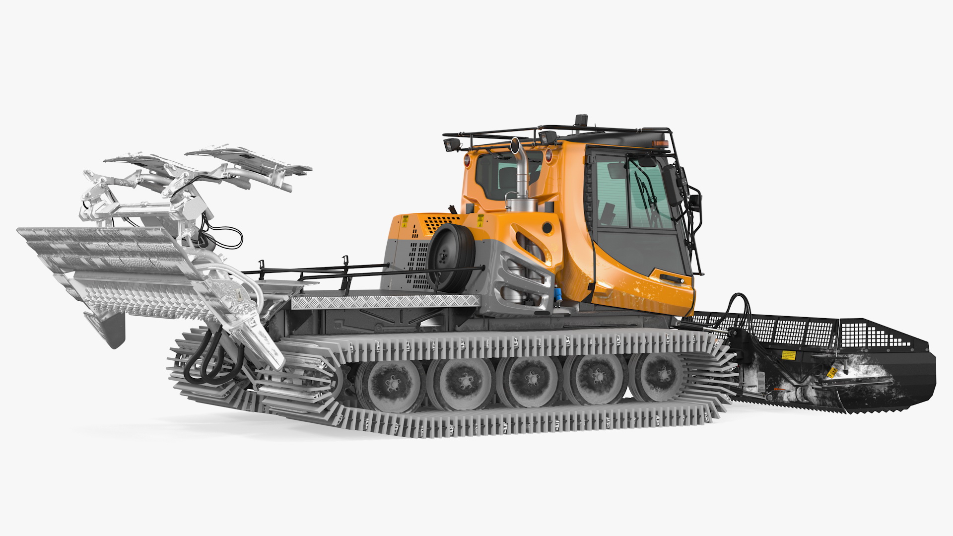 3D Snowy Groomer Generic Rigged model