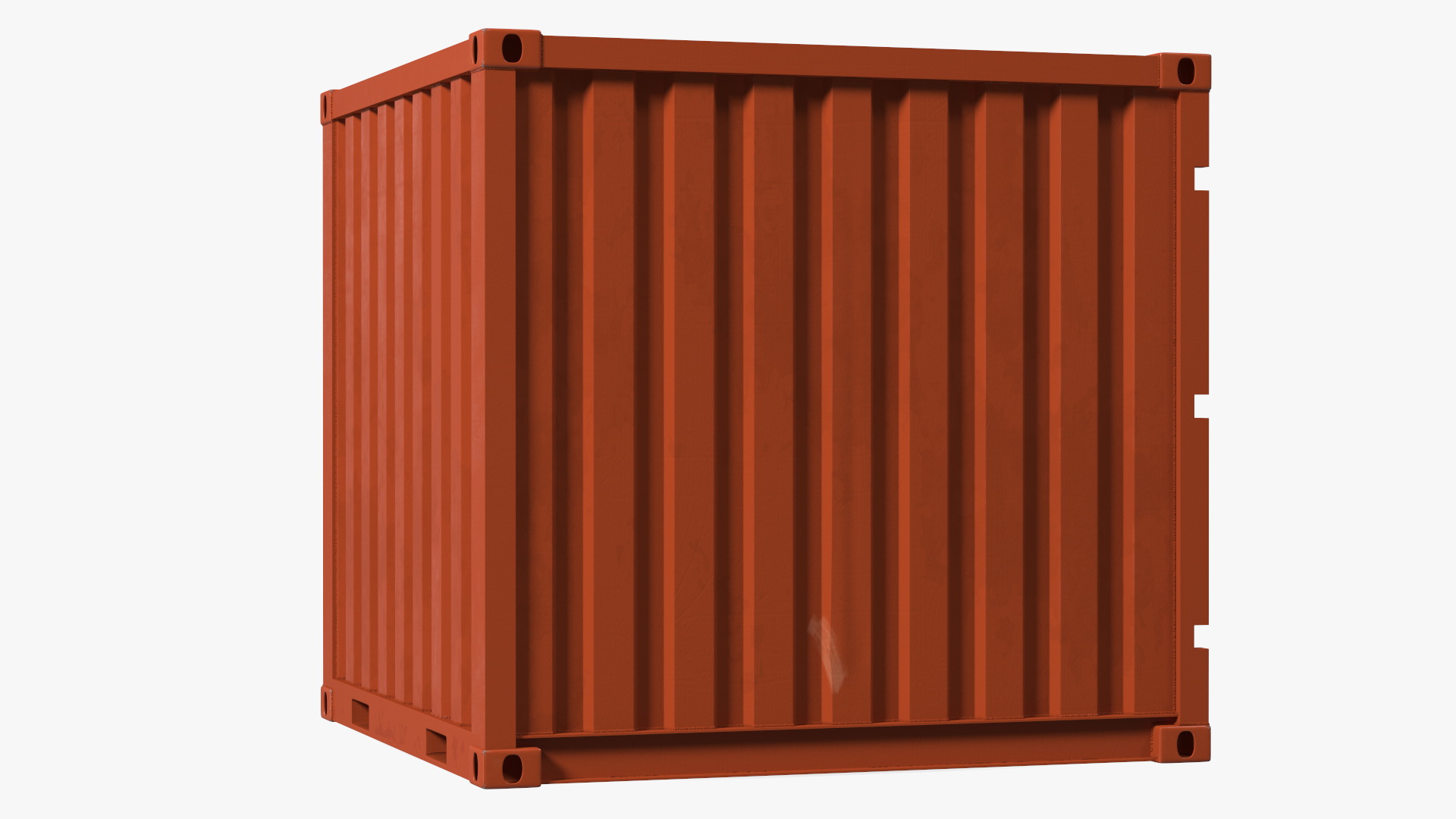 8ft Shipping Container 3D