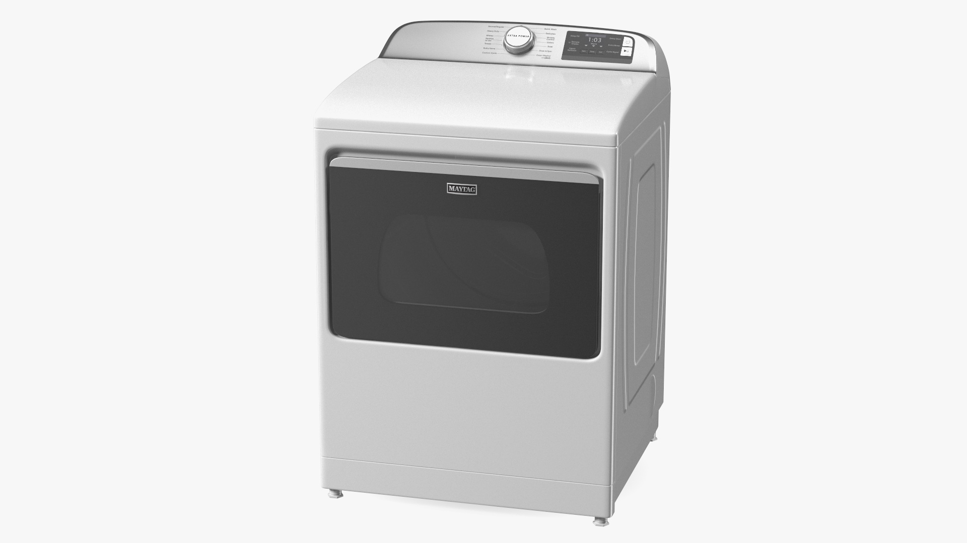 3D model Top Load Dryer Machine Maytag White