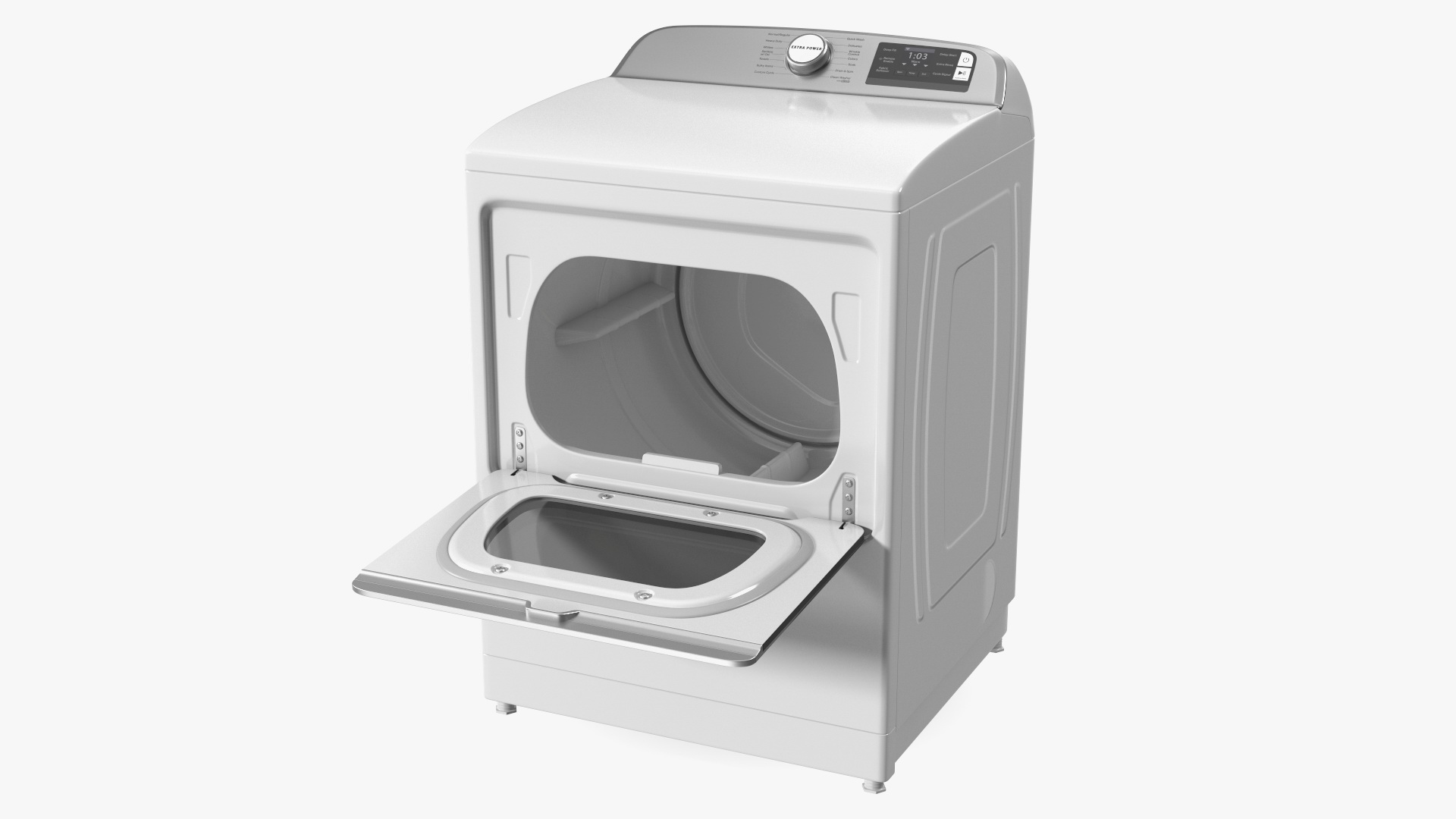 3D model Top Load Dryer Machine Maytag White