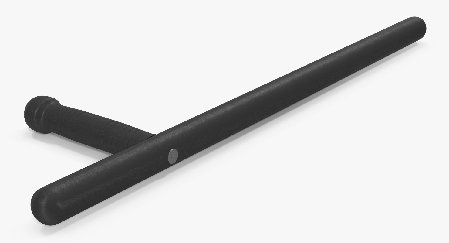 Police Side Handle Baton 3D model