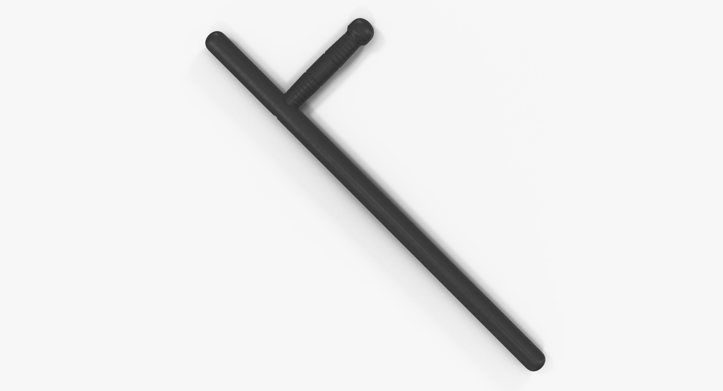 Police Side Handle Baton 3D model