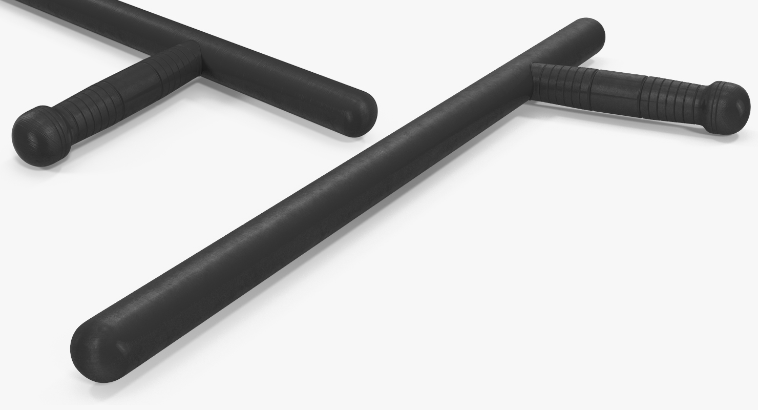 Police Side Handle Baton 3D model