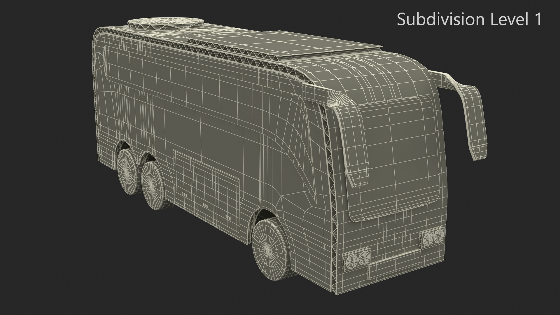 Cardboard Toy Bus 3D