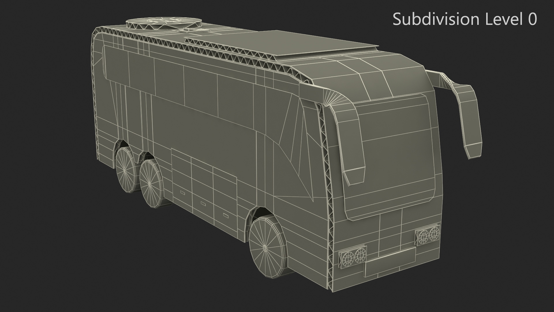 Cardboard Toy Bus 3D
