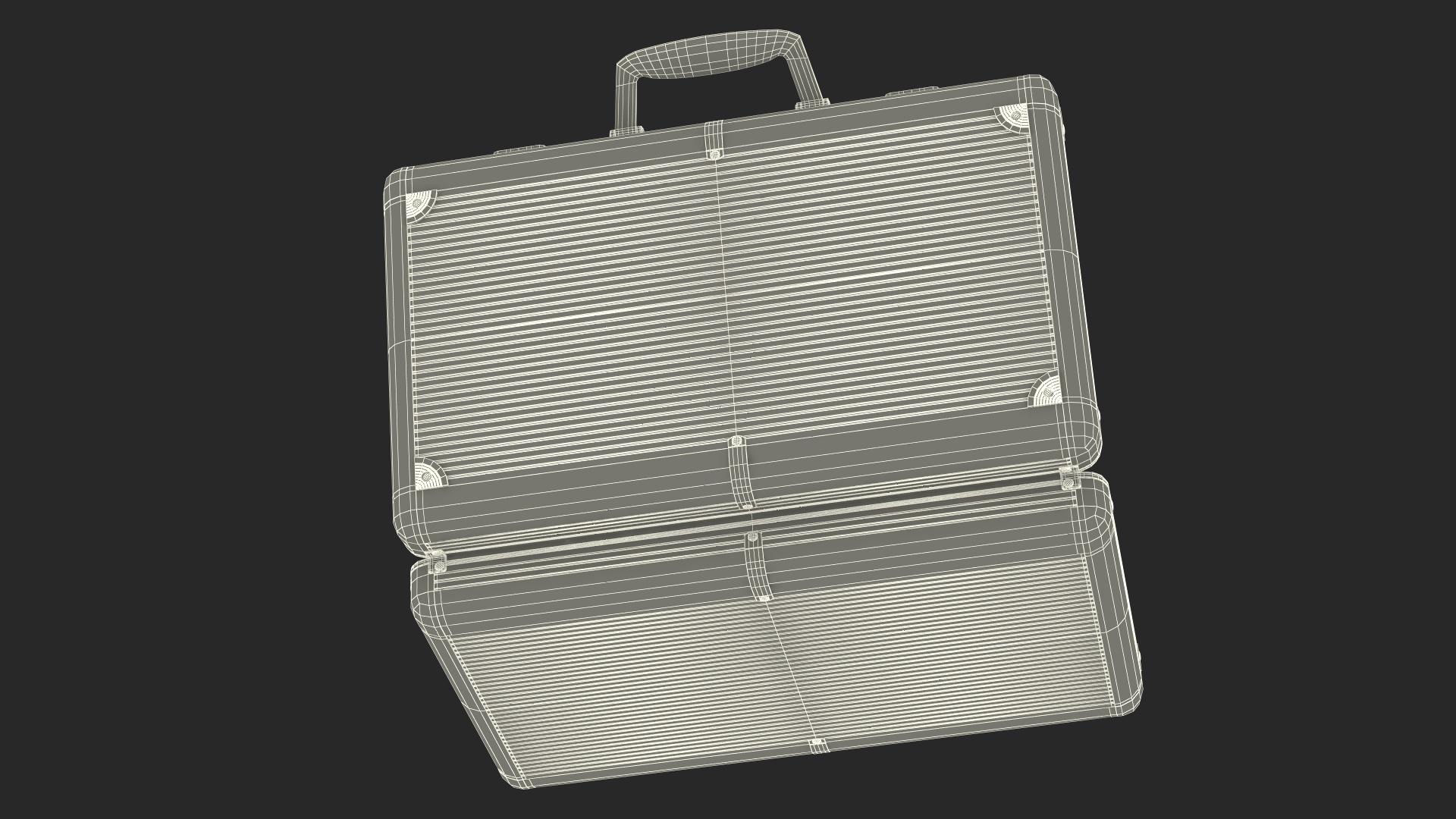 3D model Case Full of 50 Euro