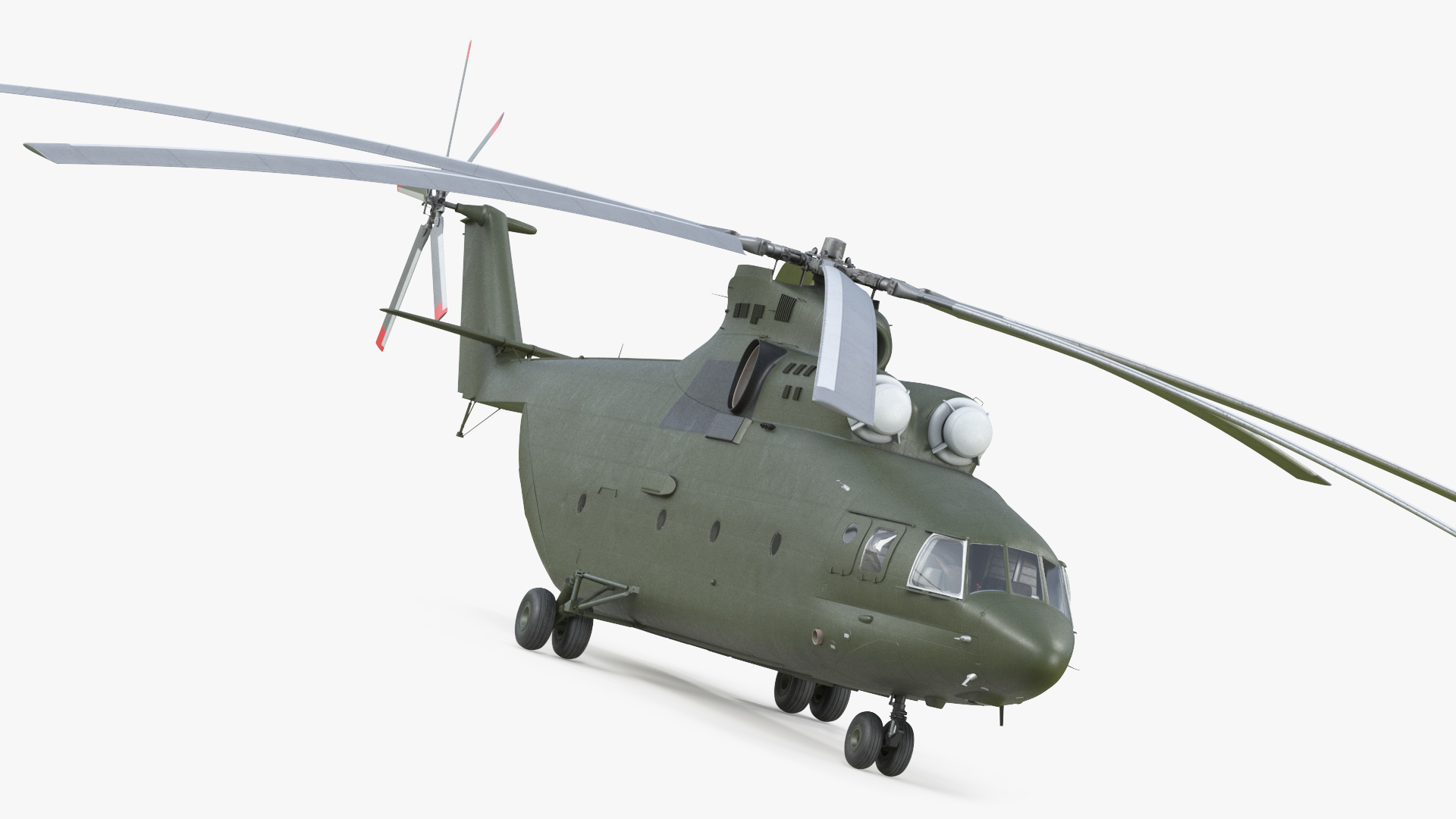 Large Military Cargo Helicopter Simplified