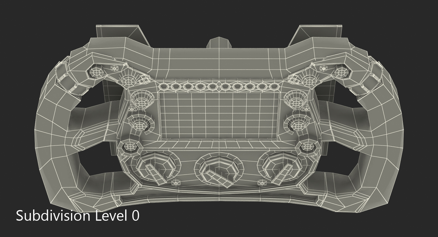 Formula E Steering Wheel 3D model