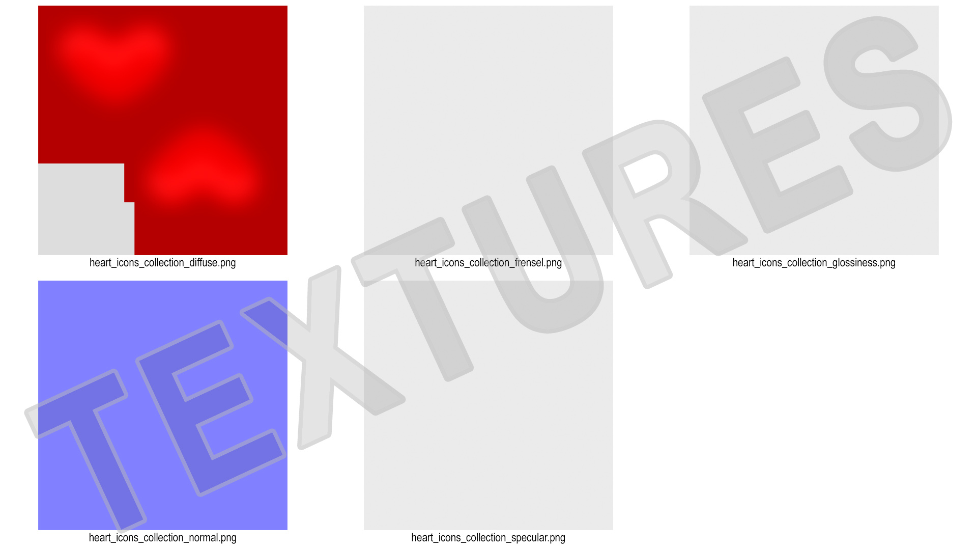 3D model Heart with Heartbeat Line
