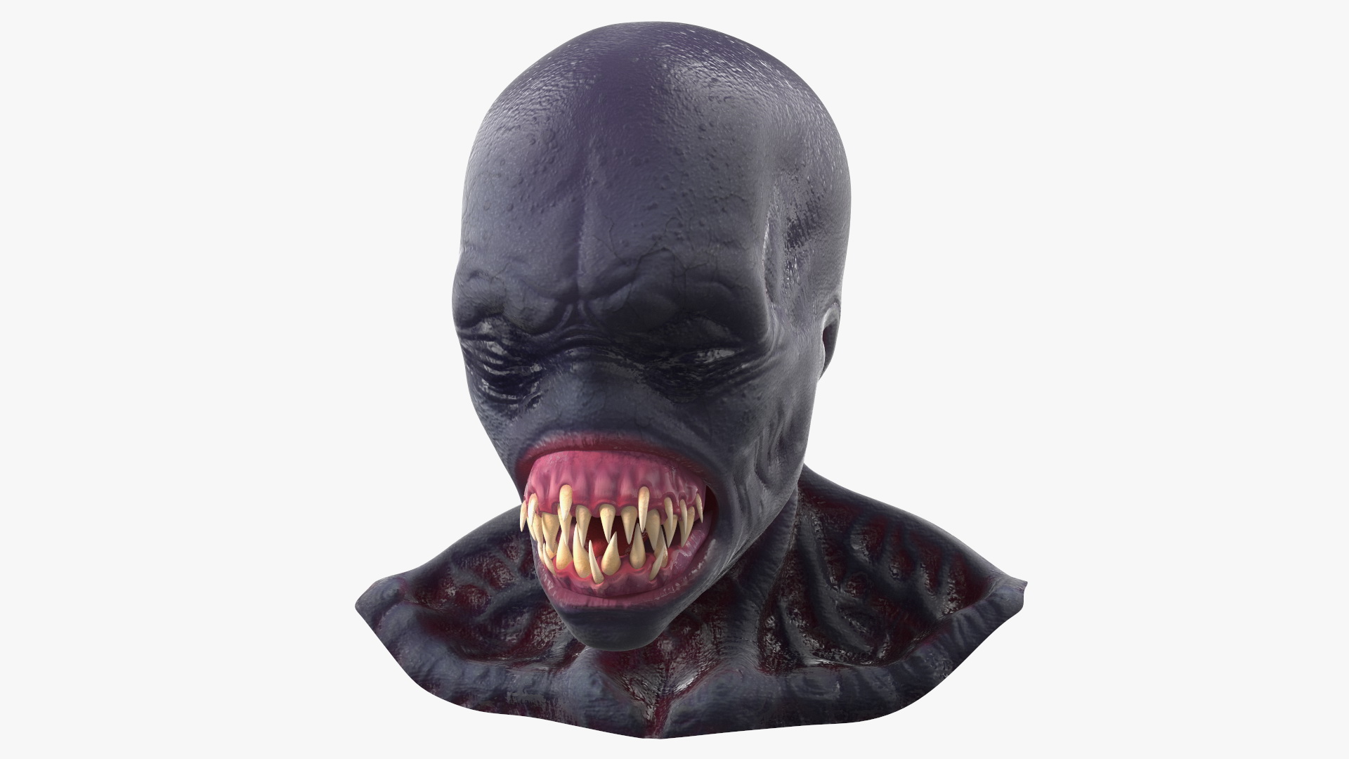 Scary Creature Head 3D model