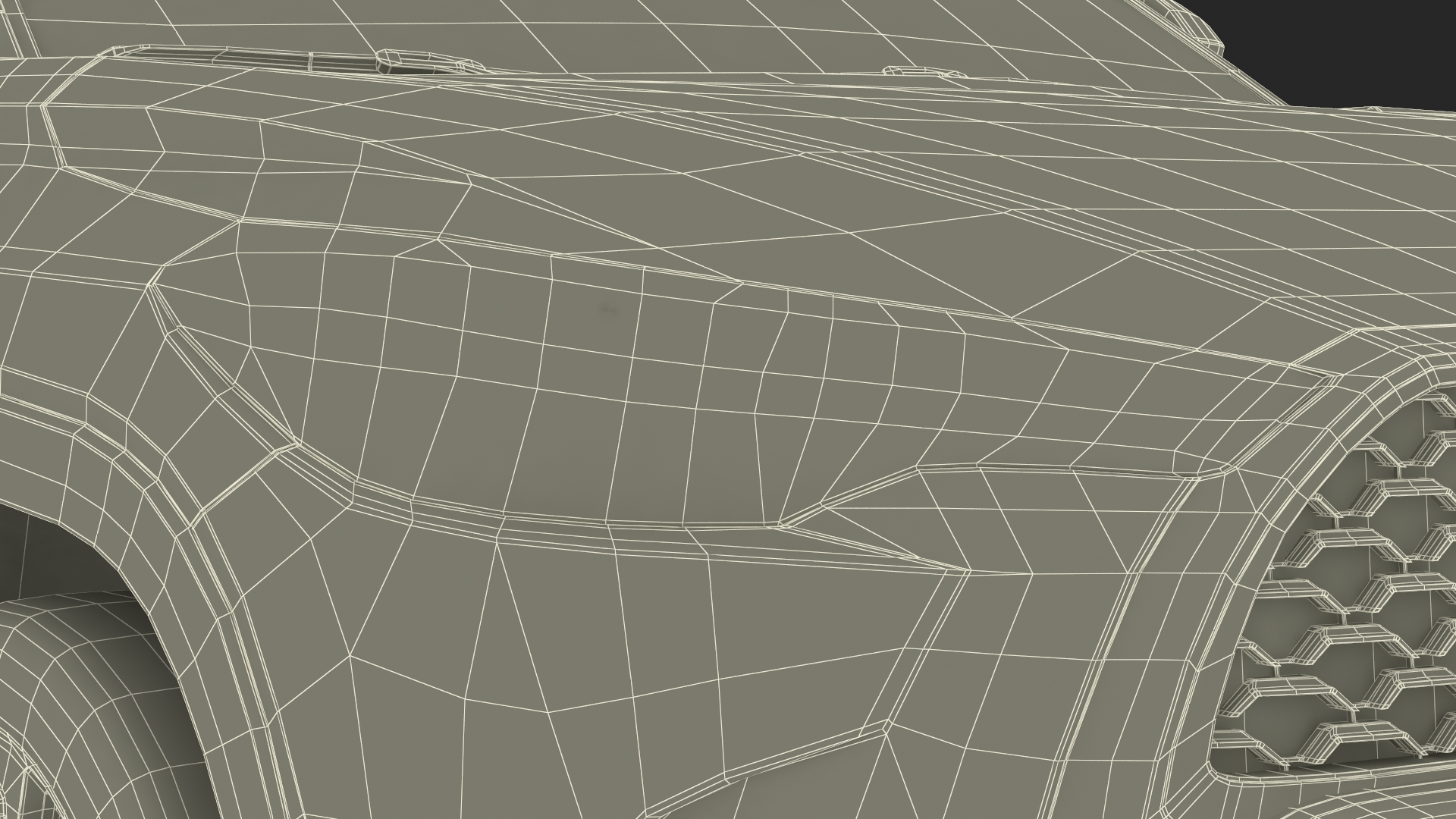 3D Vehicle Crossover Generic White Color Rigged for Maya model