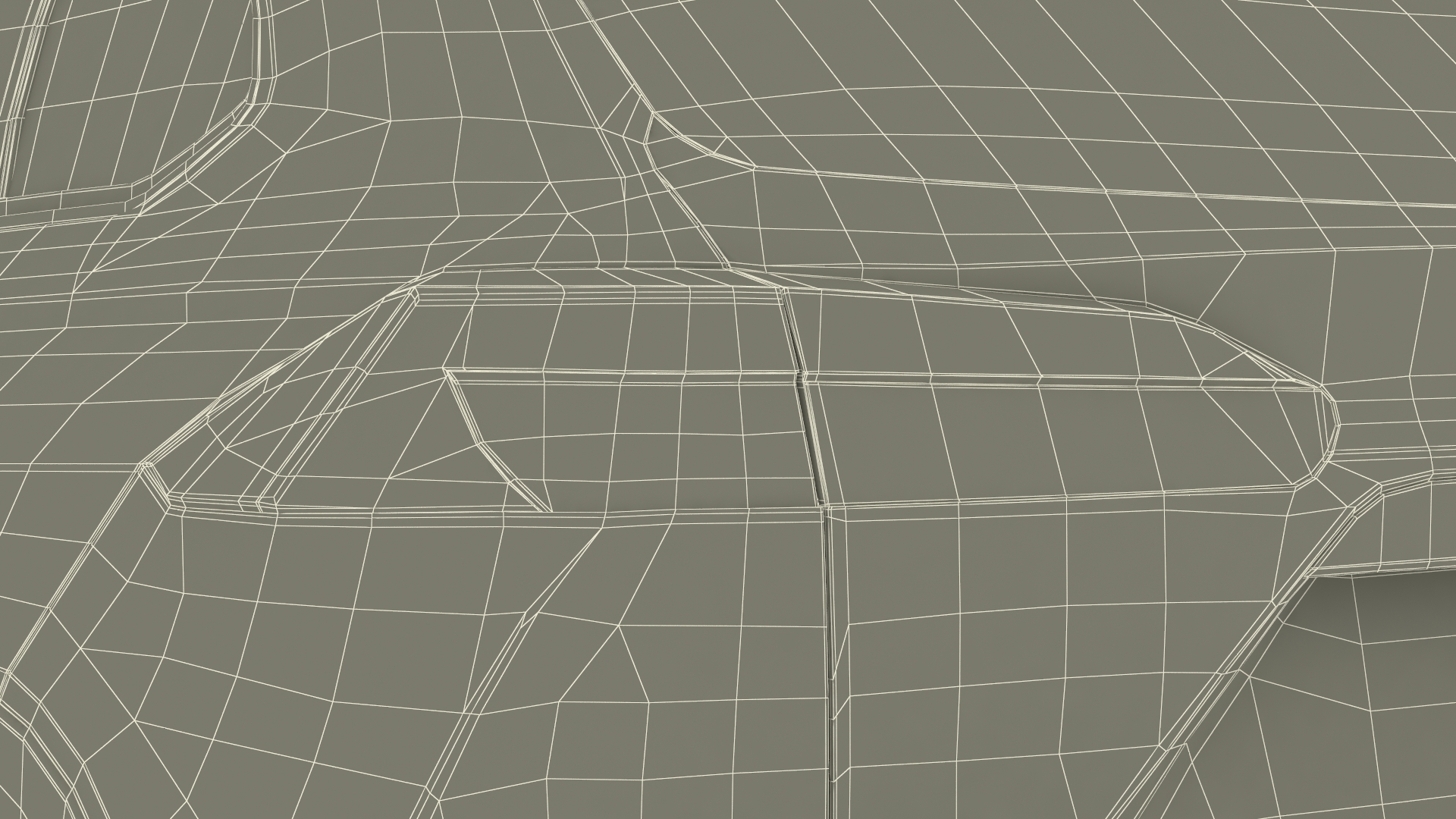 3D Vehicle Crossover Generic White Color Rigged for Maya model