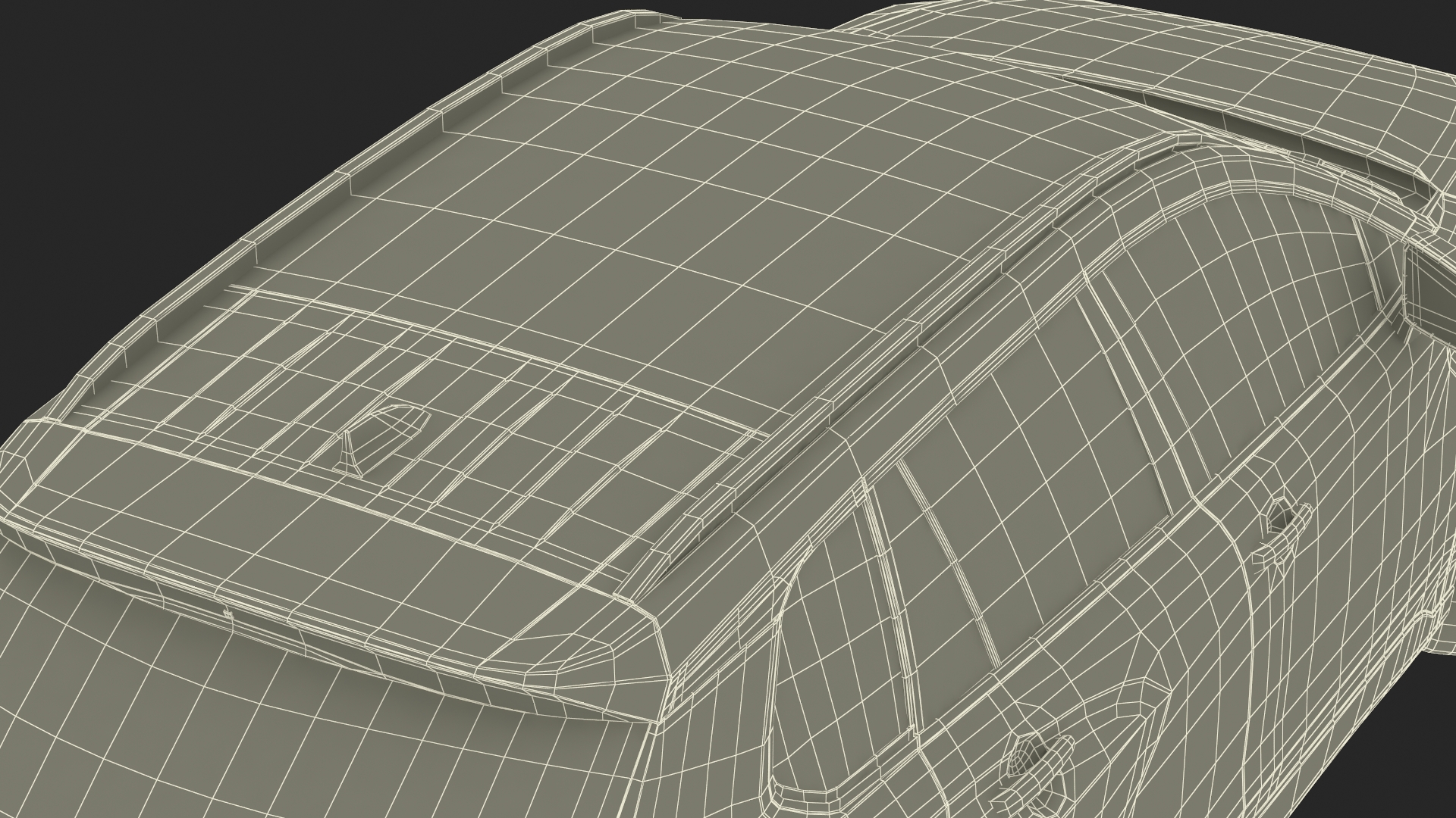 3D Vehicle Crossover Generic White Color Rigged for Maya model
