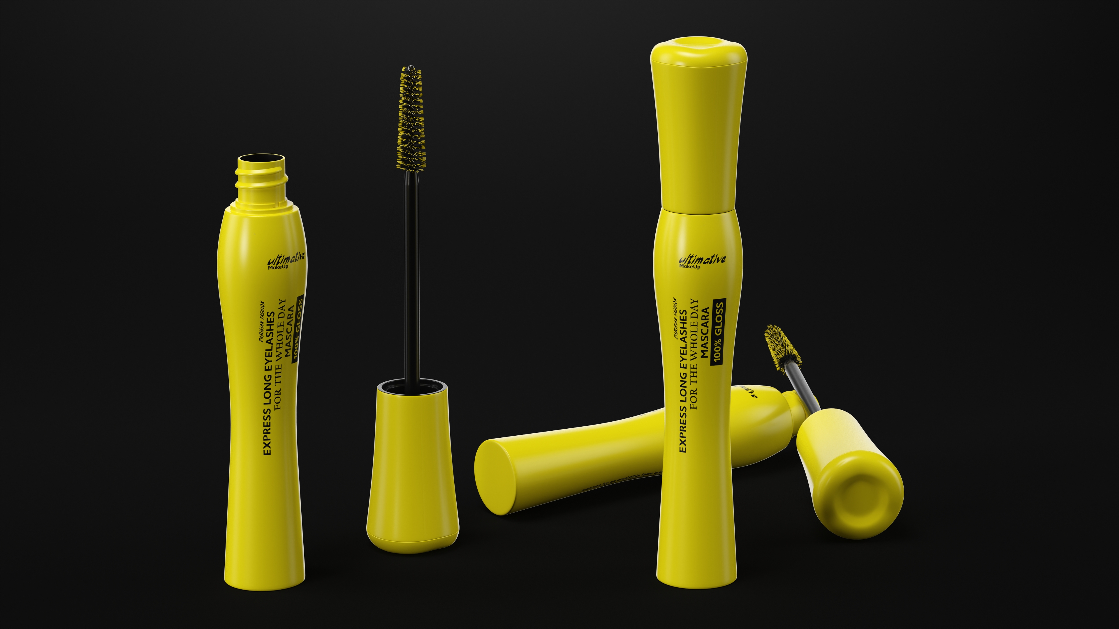 Mascara Yellow 3D model