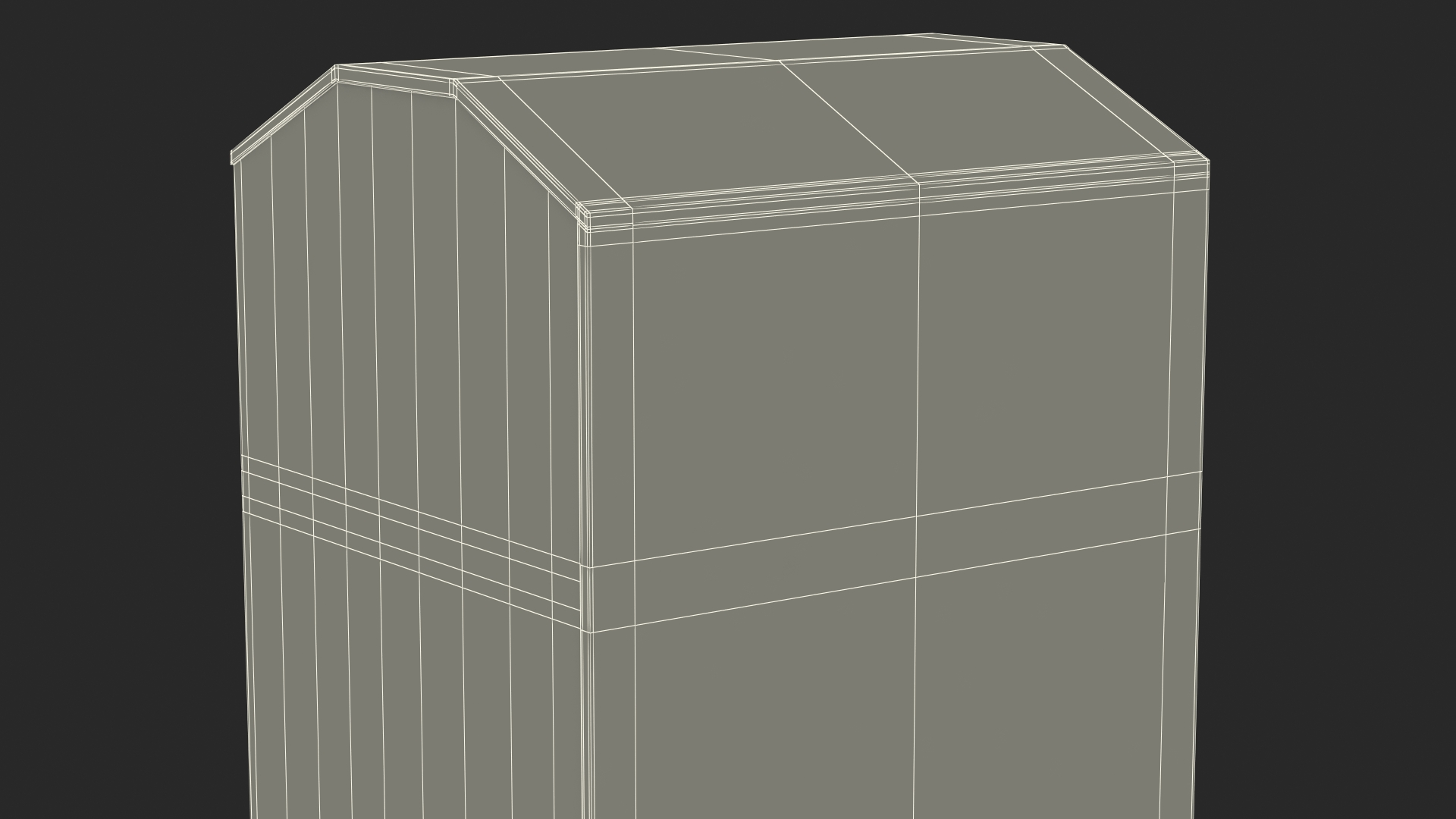 Drop Box for Clothes and Shoes Rigged 3D