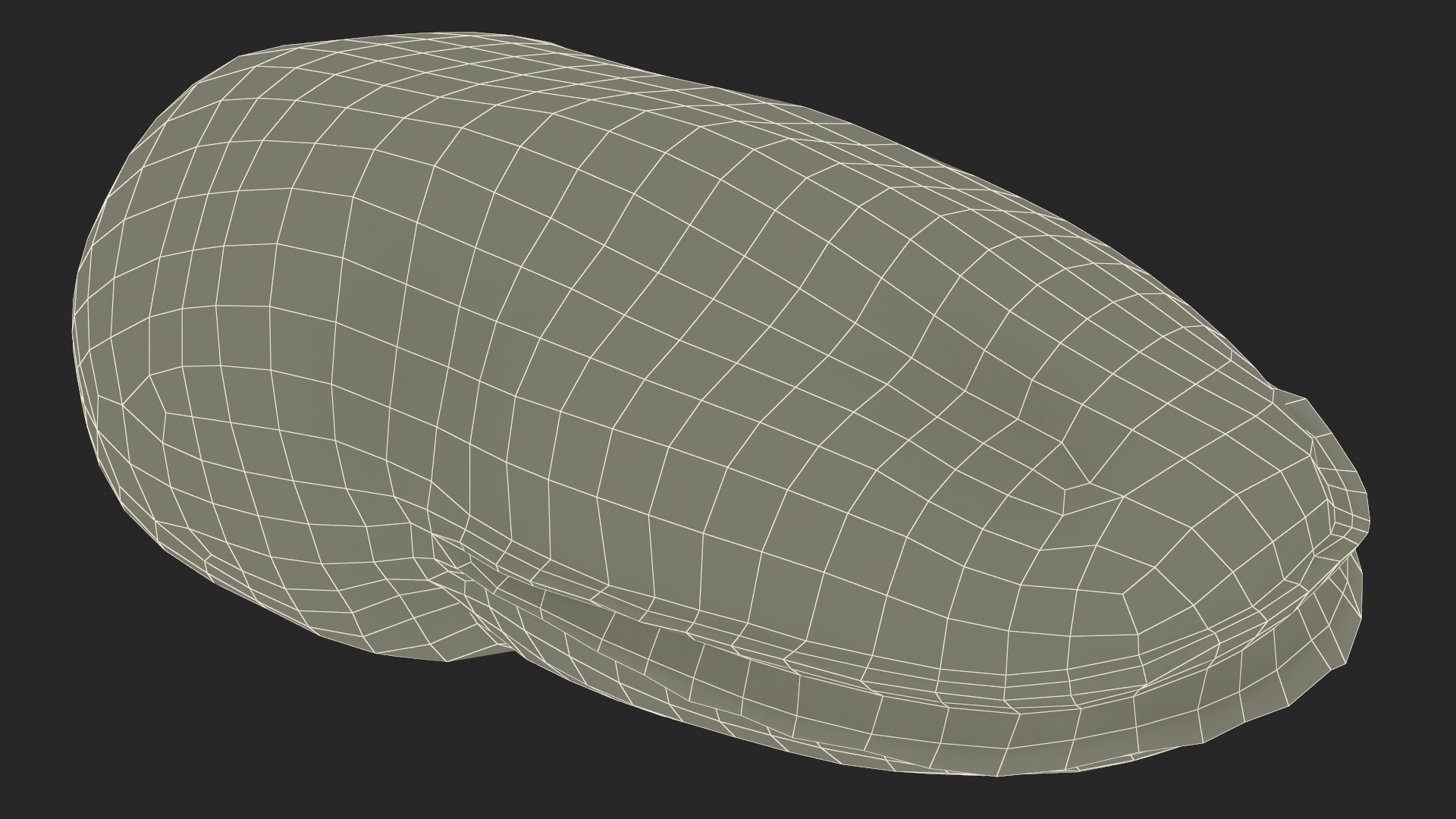3D Boiled Cleaned Mussel