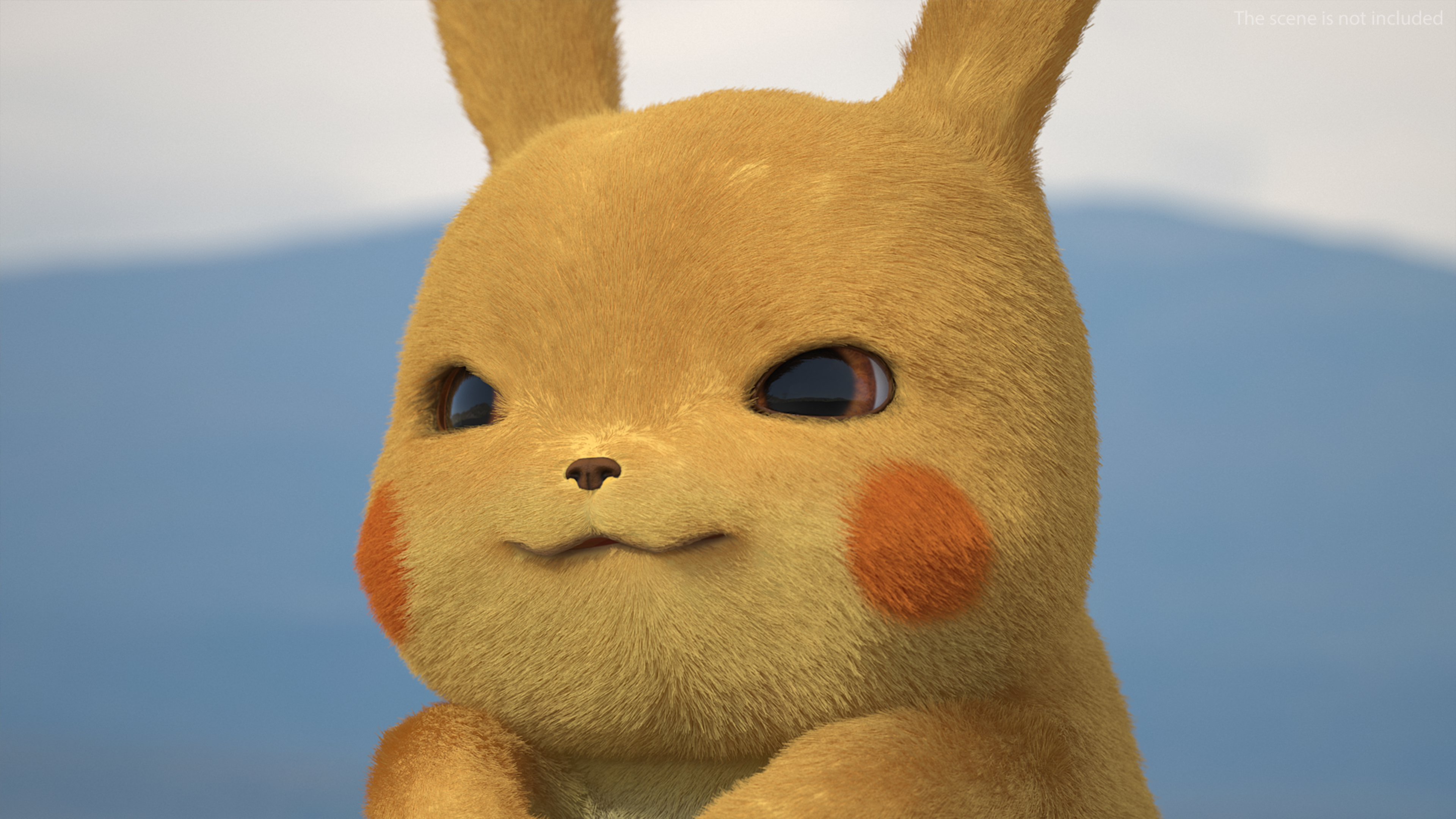 3D Pikachu Fur Rigged model