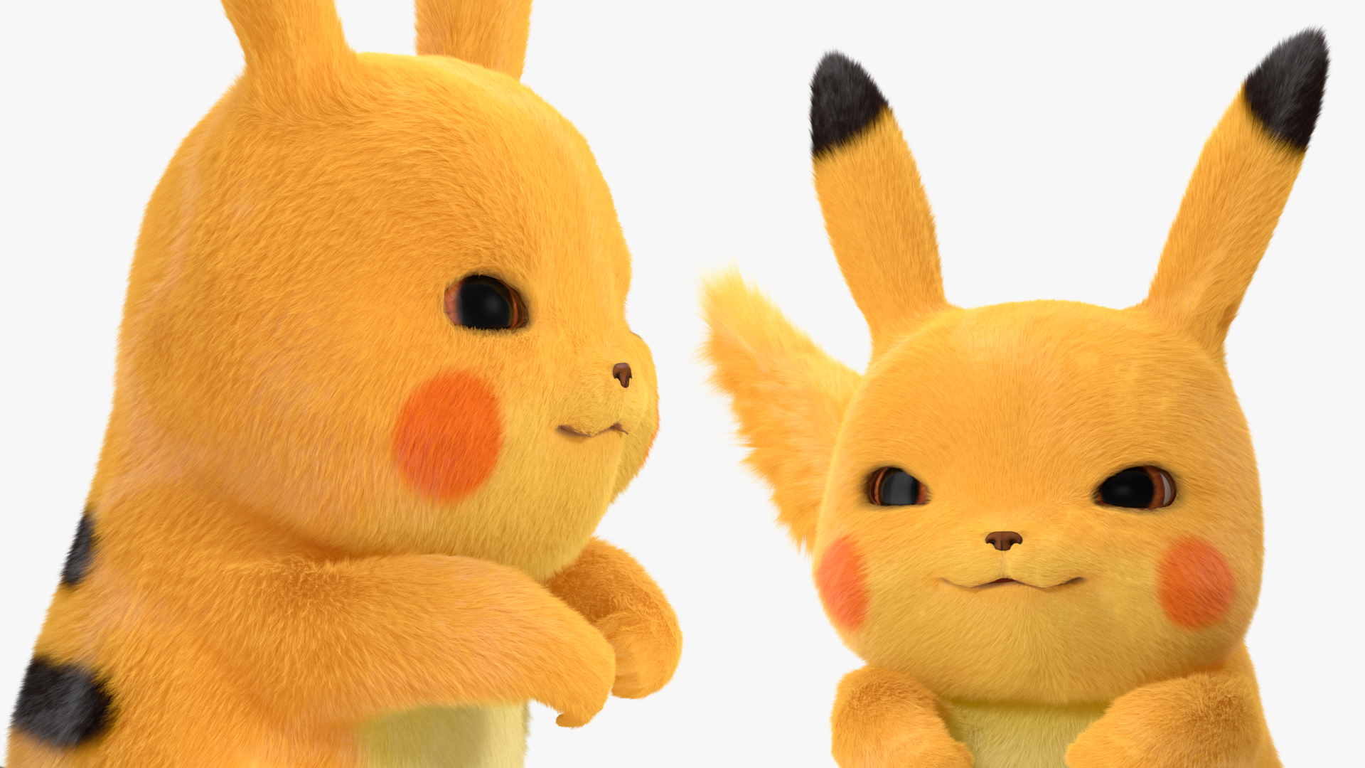 3D Pikachu Fur Rigged model