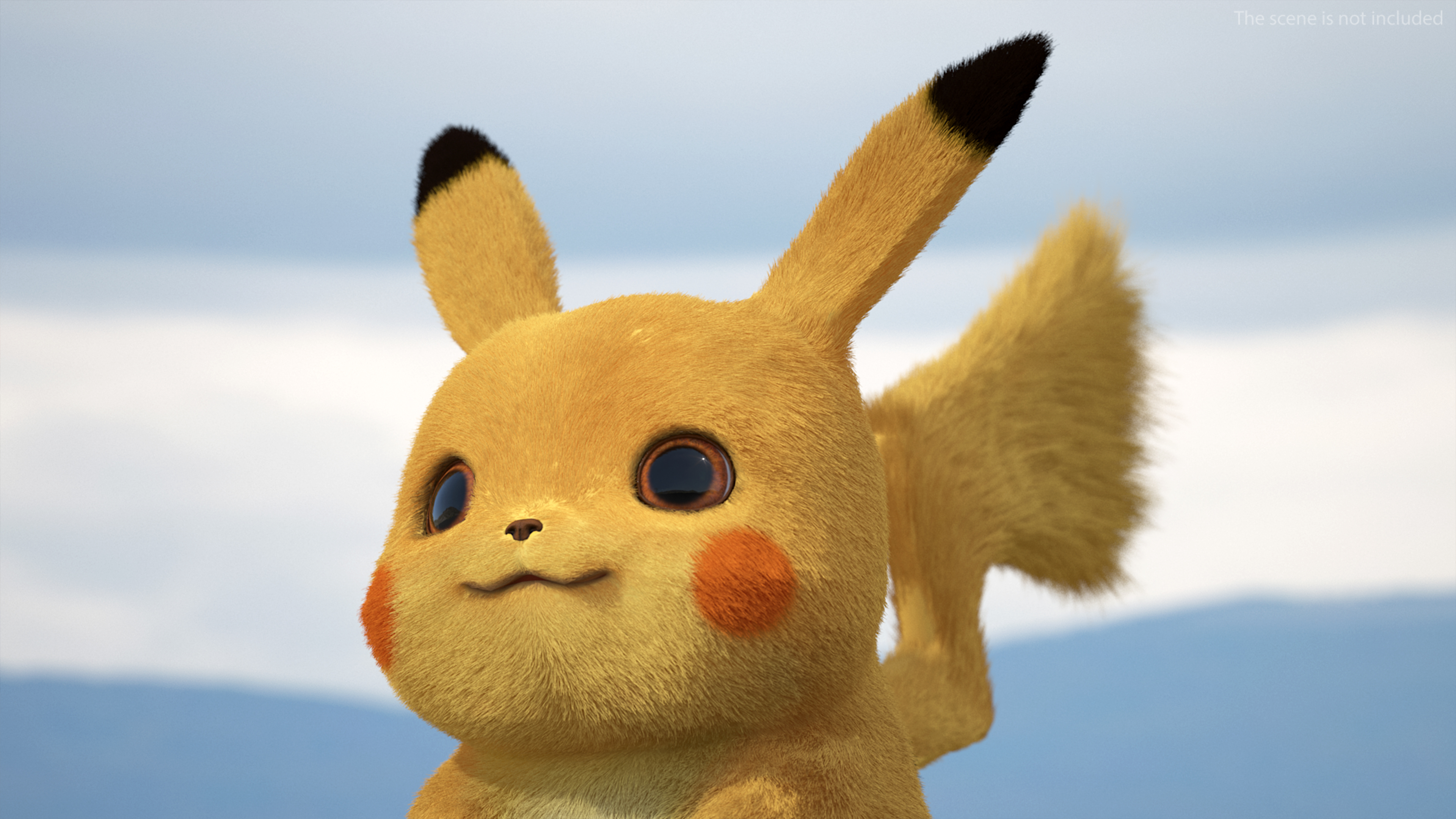 3D Pikachu Fur Rigged model