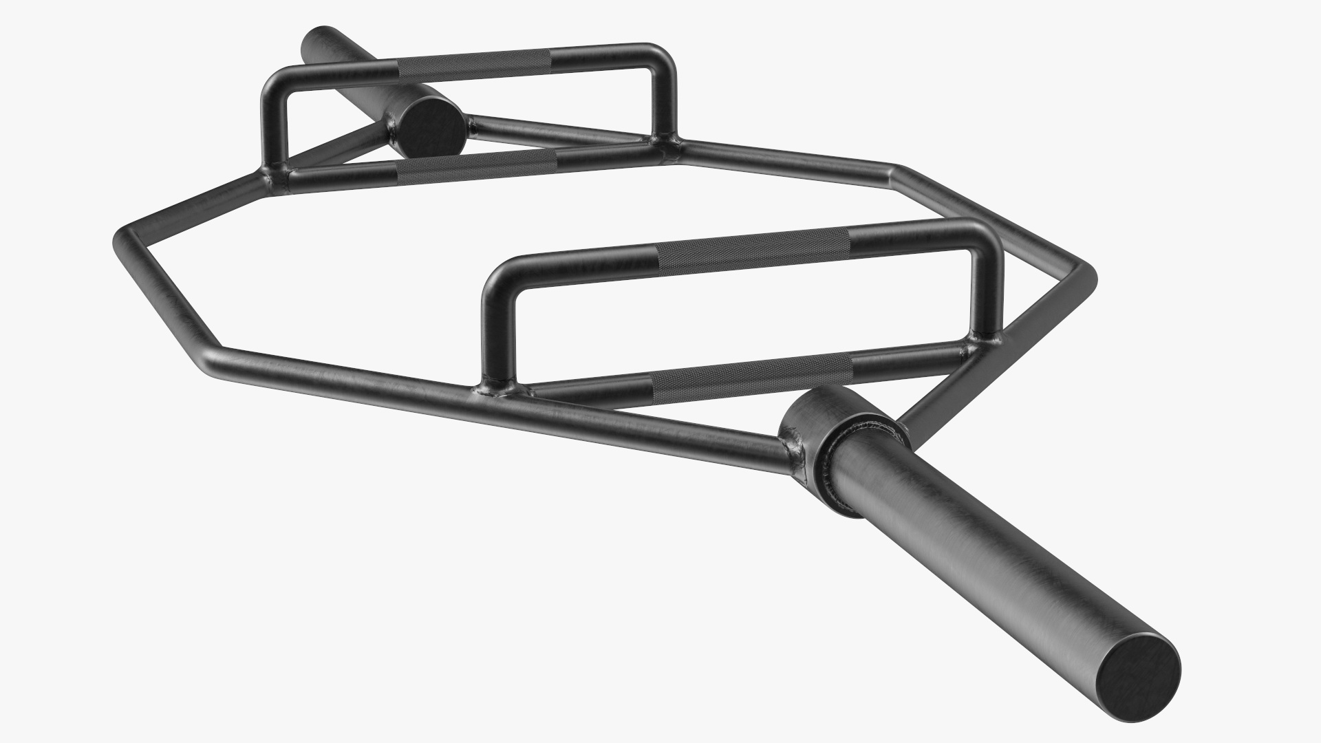 3D Olympic Hex Trap Bar Black