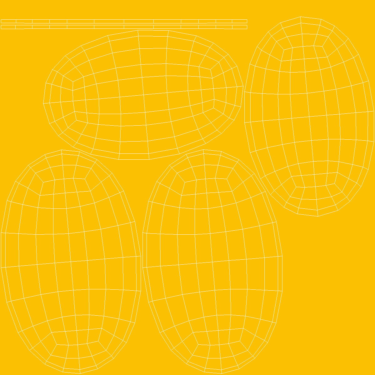 3D Large Oval Softgel model