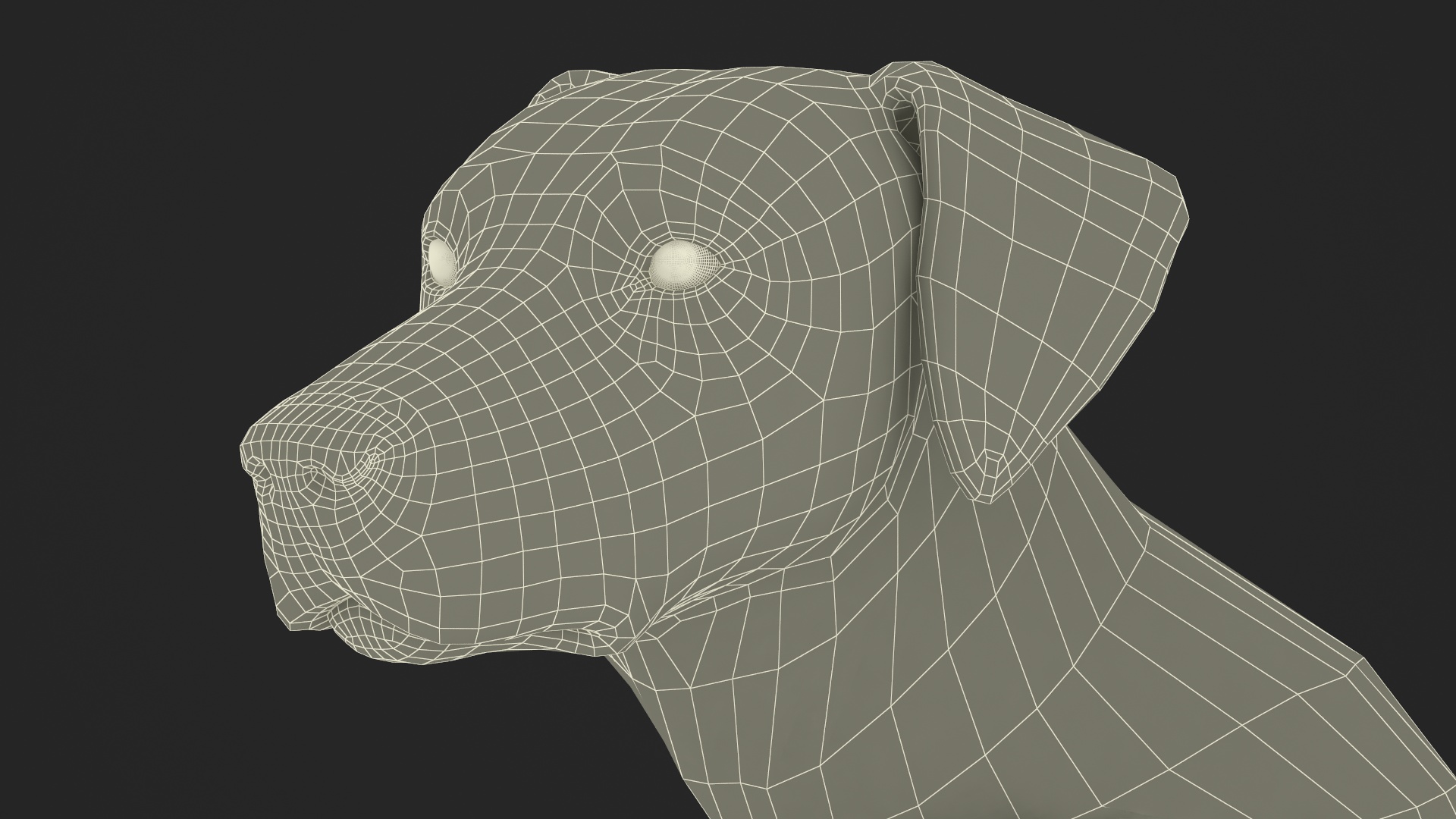 3D model Dalmatian Dog Sitting Pose Fur
