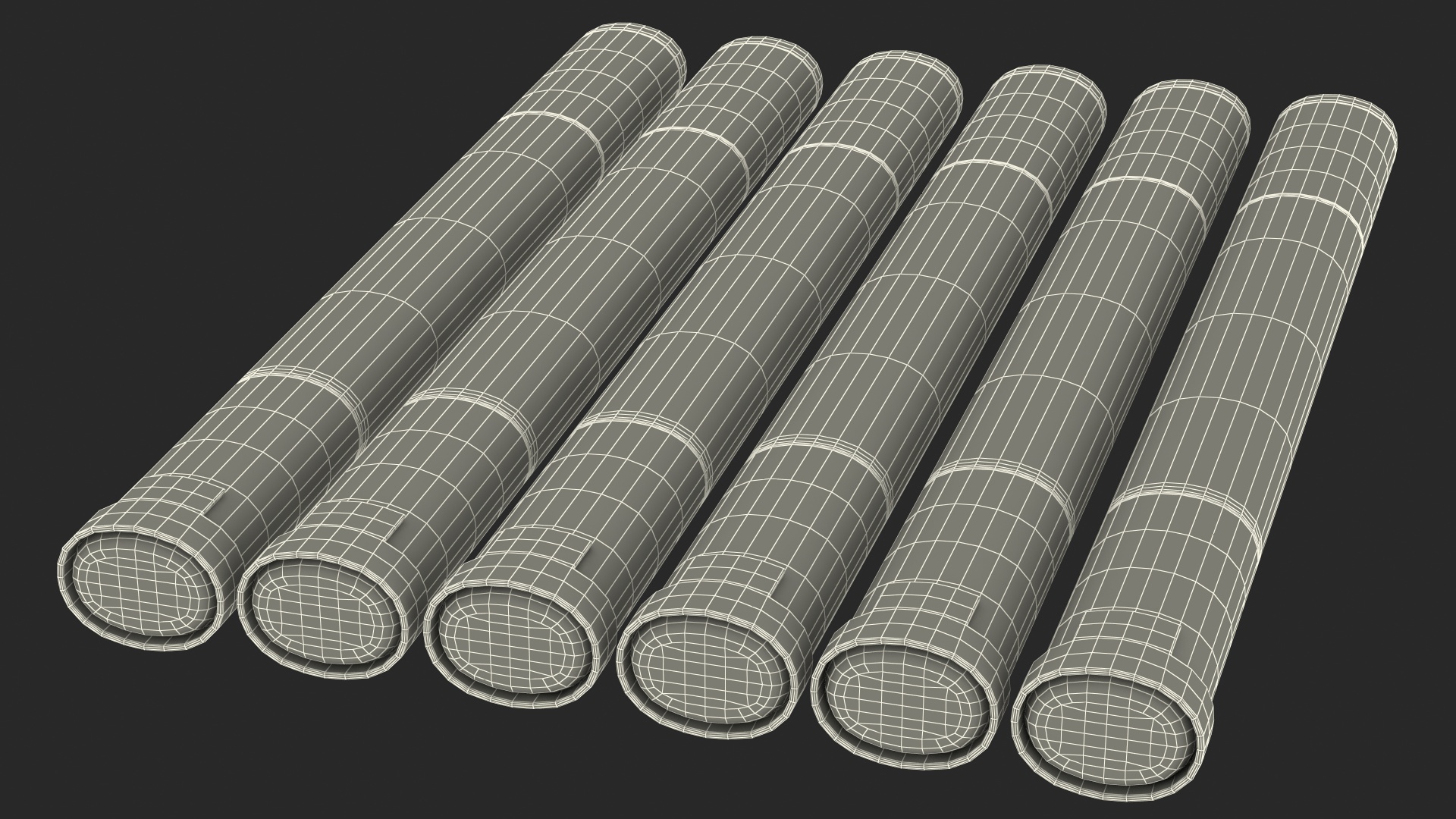 3D model Generic Sketch Marker 6 Colors