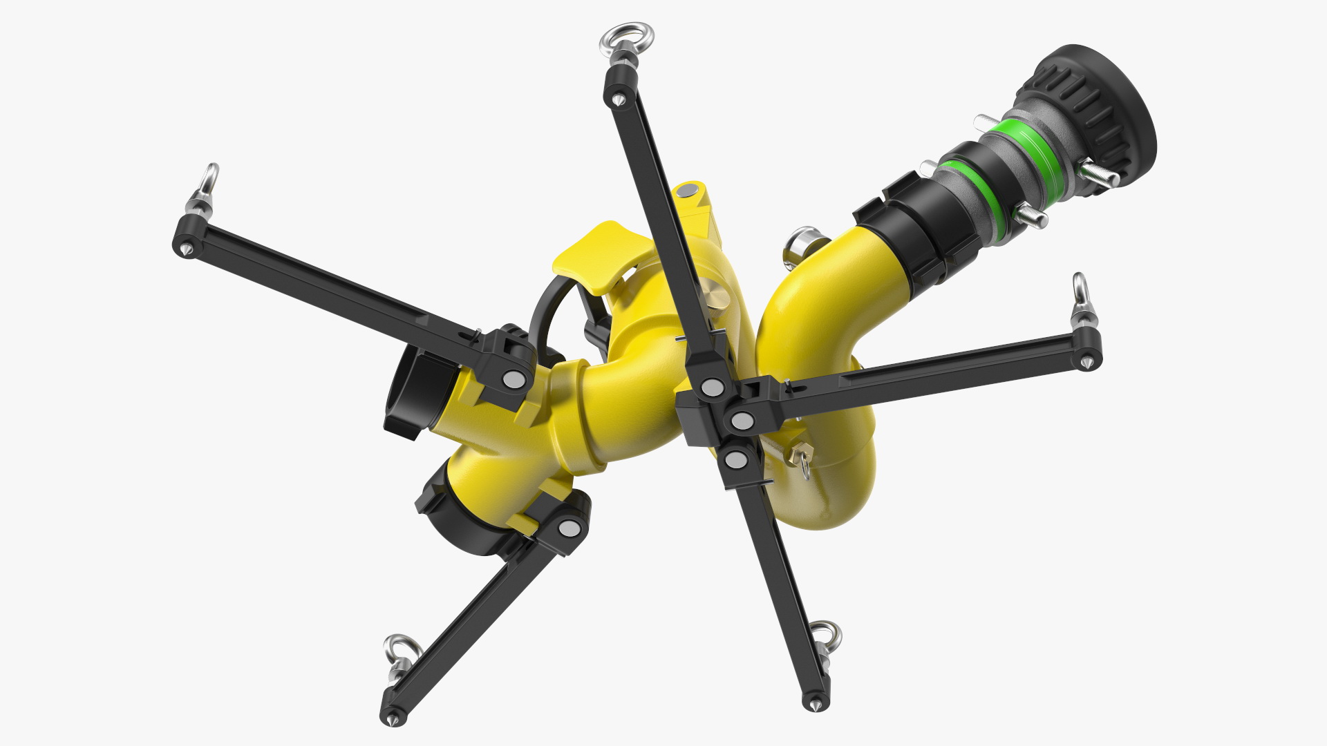 Portable Firefighting Monitor 3D model