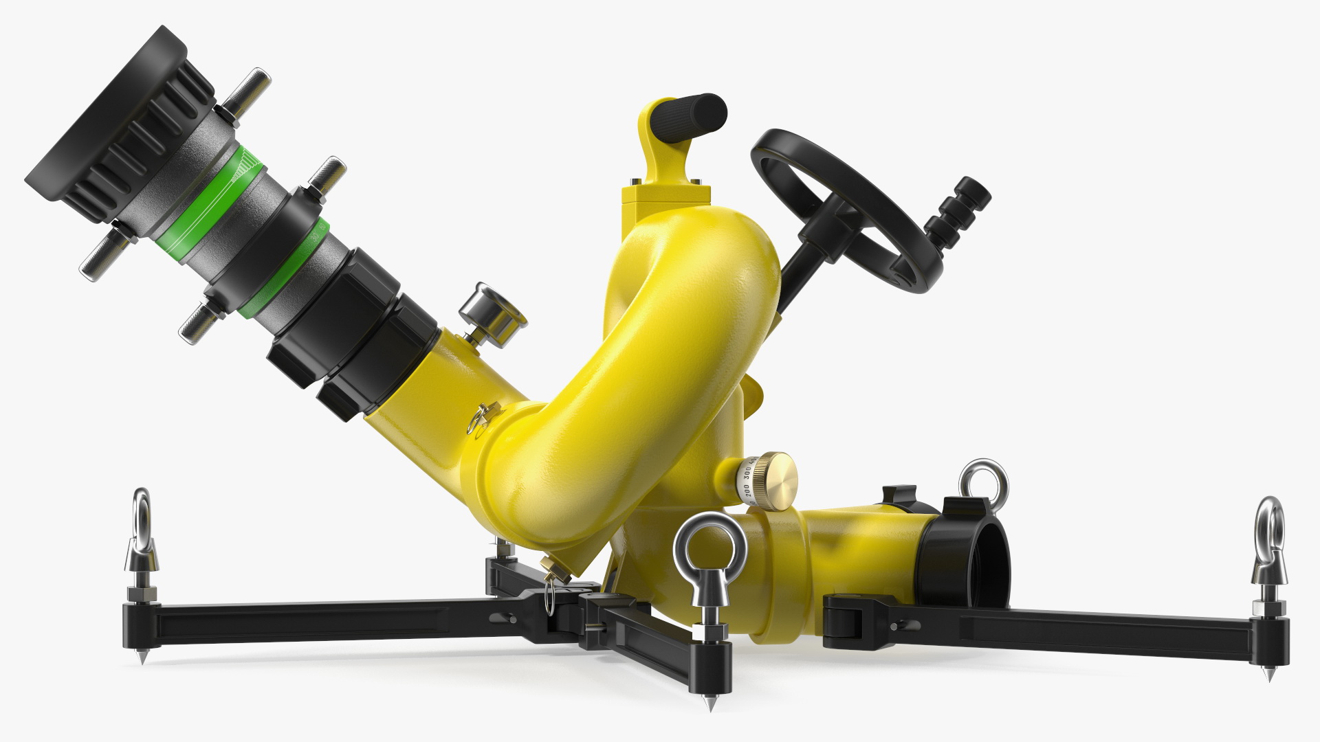 Portable Firefighting Monitor 3D model