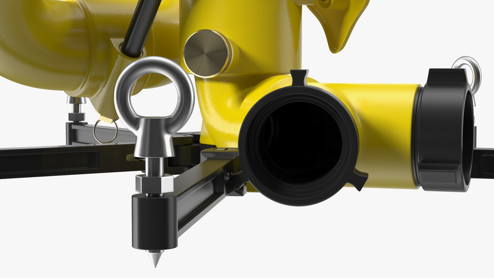 Portable Firefighting Monitor 3D model